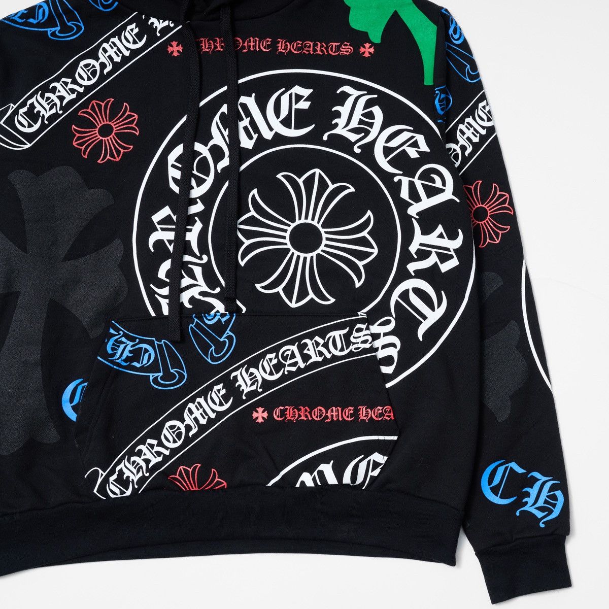 Chrome Hearts CHROME HEARTS STENCIL HOODIE BLACK Size US S / EU 44-46 / 1 - 4 Thumbnail