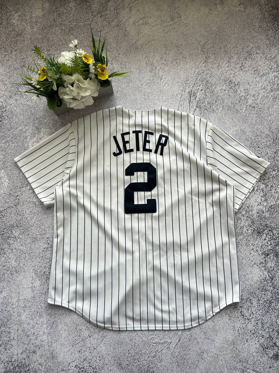 Vintage Majestic Derek Jeter #2 Jersey New York Yankees Stitched MLB Mens cheapest M. J