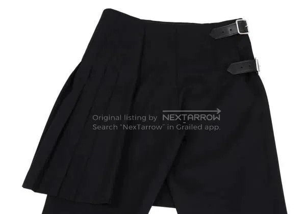 Comme des Garcons Comme Des Garcons size M Black retro pleated skirt pants Size 23" - 8 Thumbnail