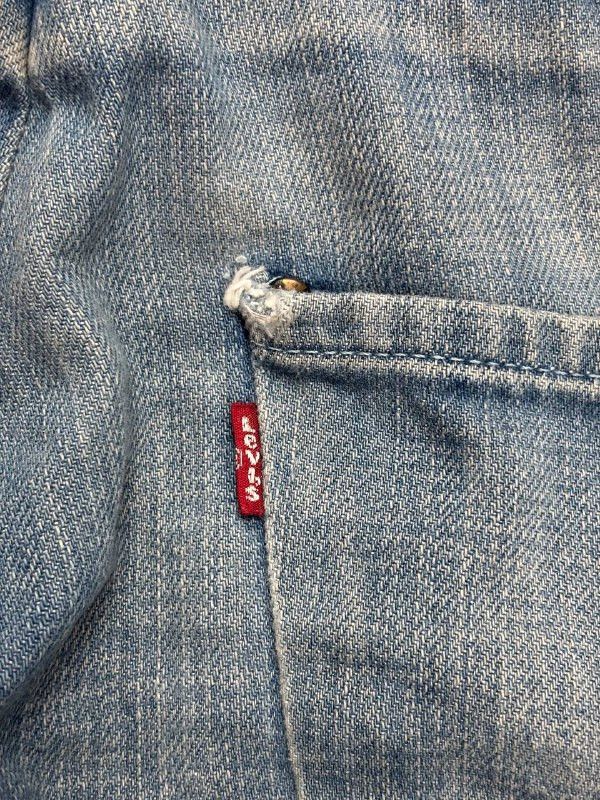Levi's Rare Levi’s Archive Cinch Back Denim Star Zipper Jeans Size US 31 - 10 Thumbnail
