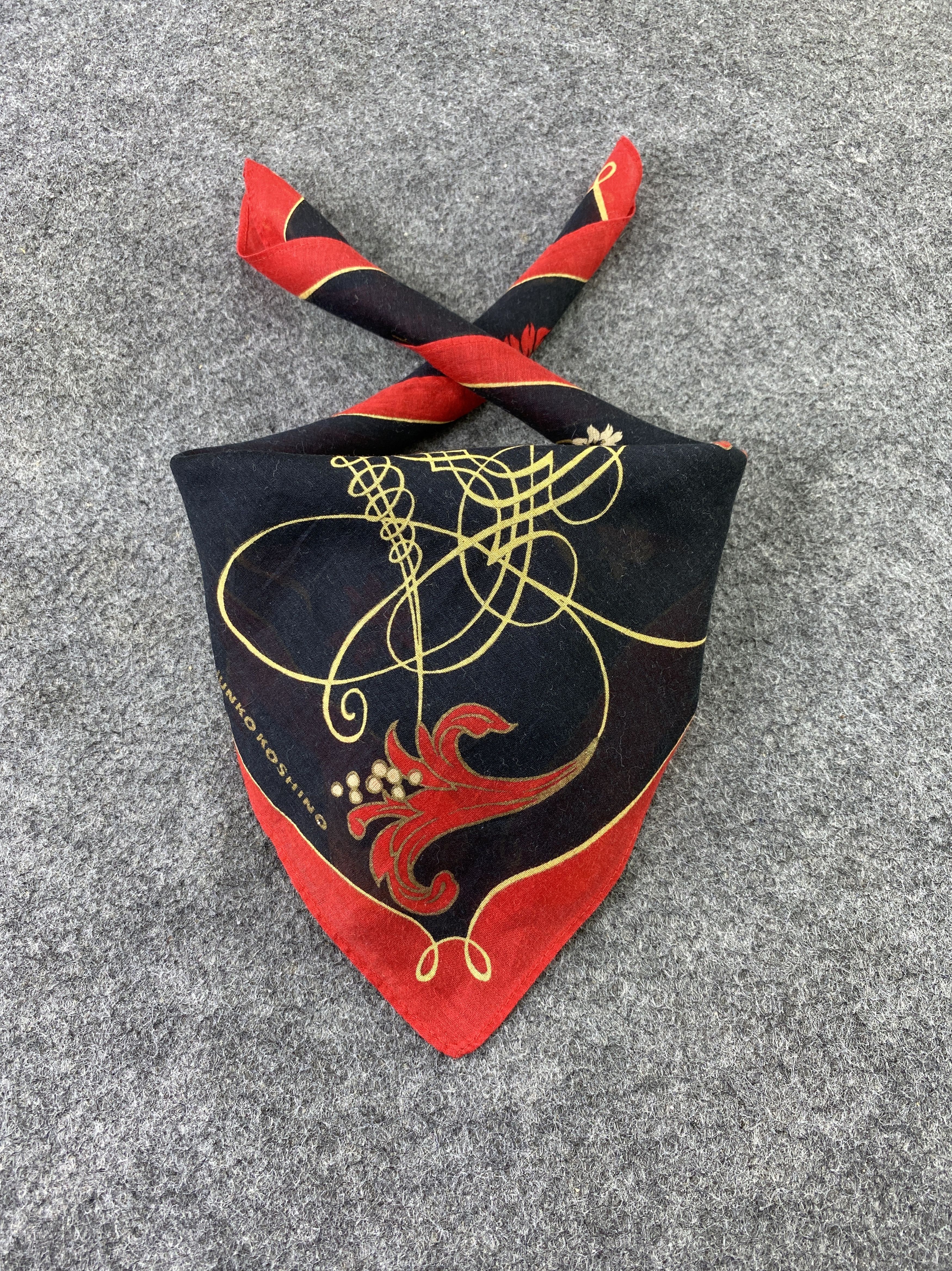 Japanese Brand Junko Koshino Handkerchief / Bandana / Neckerchief-B344 Size ONE SIZE - 2 Thumbnail