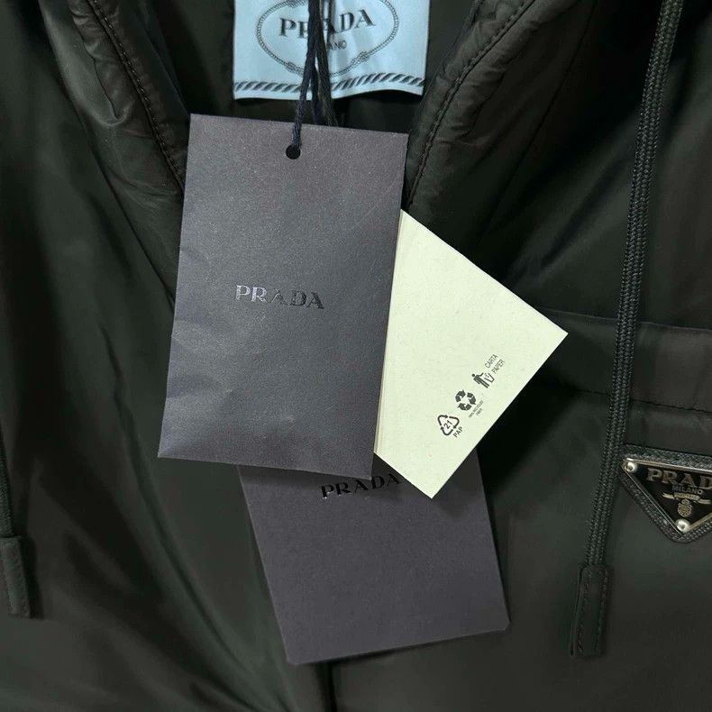 Prada Prada Size 38 New Recycled Nylon Long Down Jacket Size 38 Size US XS / EU 42 / 0 - 7 Thumbnail