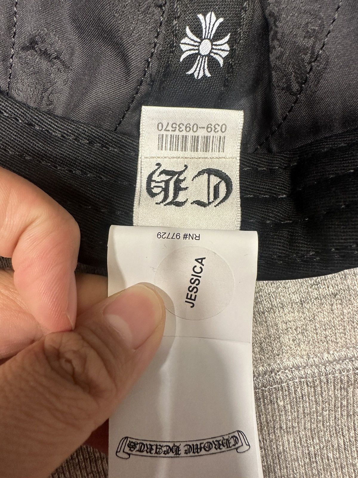 Chrome Hearts 🔥Chrome Hearts Black Silver Cross Leather Hat🔥 Size ONE SIZE - 10 Thumbnail