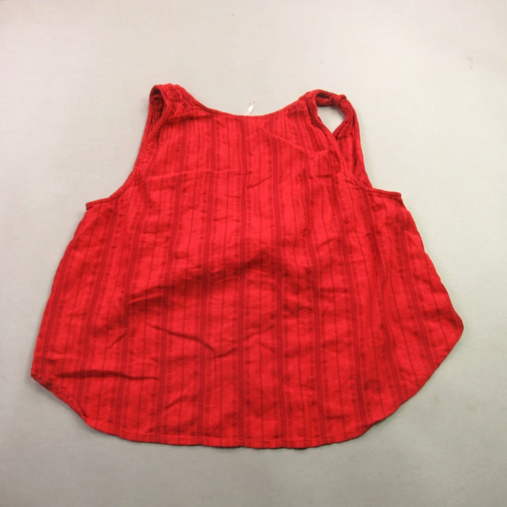 Free People Free People Shirt Womens M Sleeveless V-Neck Pullover Lightweight Red Size M / US 6-8 / IT 42-44 - 7 Thumbnail