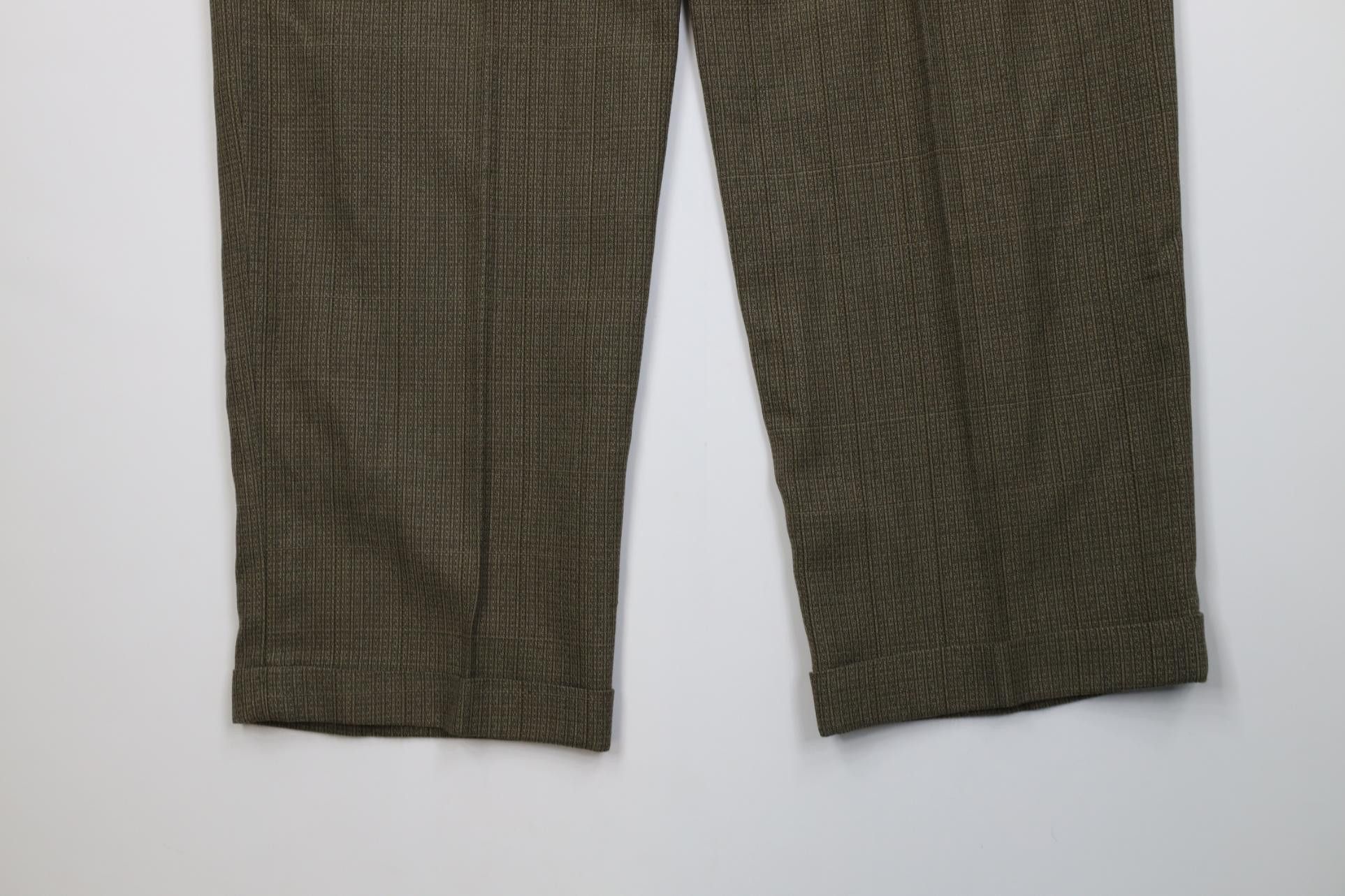 Vintage Vintage 90s Streetwear Knit Wide Leg Chino Pants Striped Size US 36 / EU 52 - 14 Thumbnail