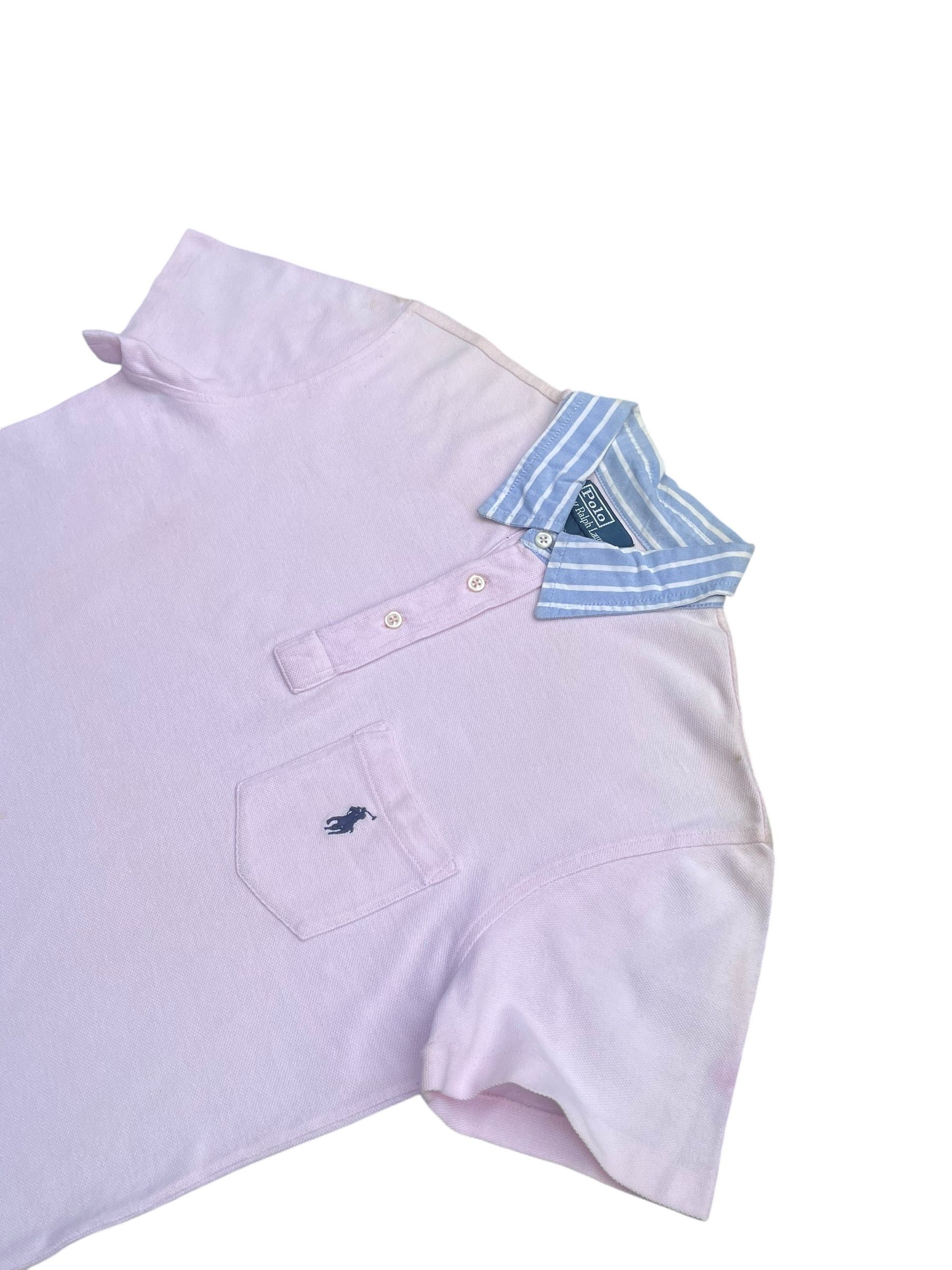 Designer Vintage Polo Ralph Lauren Pocket Polo Size US M / EU 48-50 / 2 - 2 Thumbnail