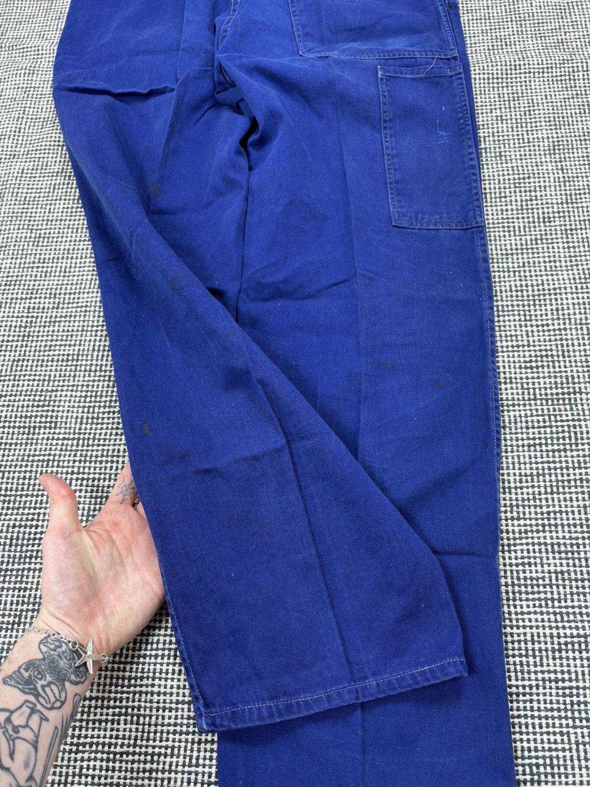 Le Laboureur 70s vintage French chore pants work trousers cargo Size US 32 / EU 48 - 8 Thumbnail