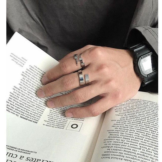 Jewelry Lightning Vintage Jewelry Rings Open Chrome Ring (Size 7-13) Size ONE SIZE - 3 Thumbnail