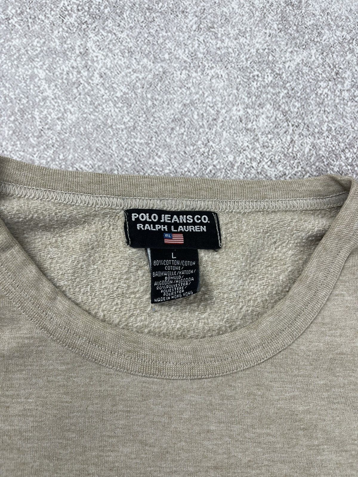 Polo Ralph Lauren Polo Jeans Company Ralph Lauren American Flag Sweatshirt Size US L / EU 52-54 / 3 - 6 Thumbnail