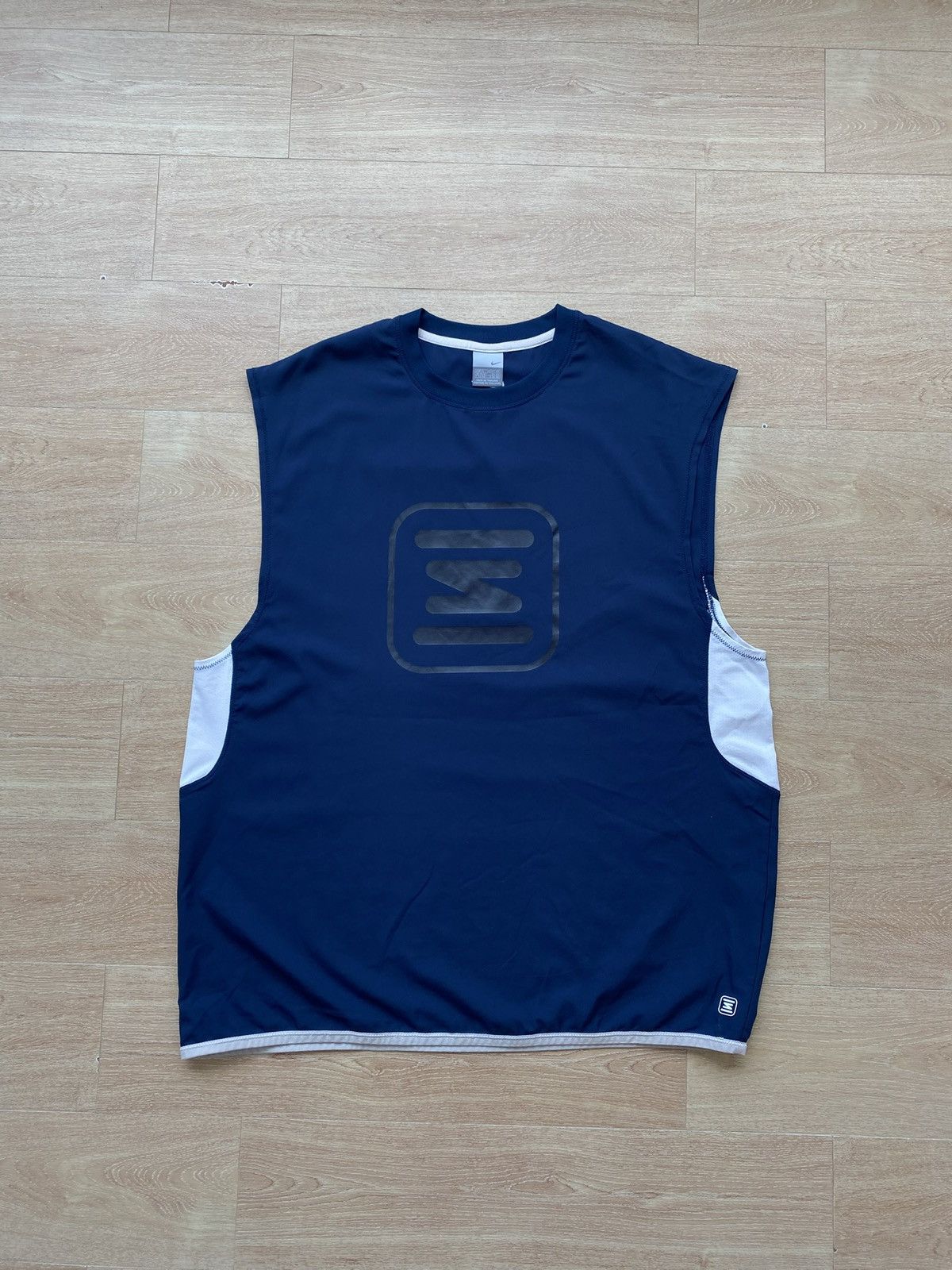 Nike Vintage 2000’s Navy Nike Shox Tank Top✨ Size US XL / EU 56 / 4 - 1 Thumbnail