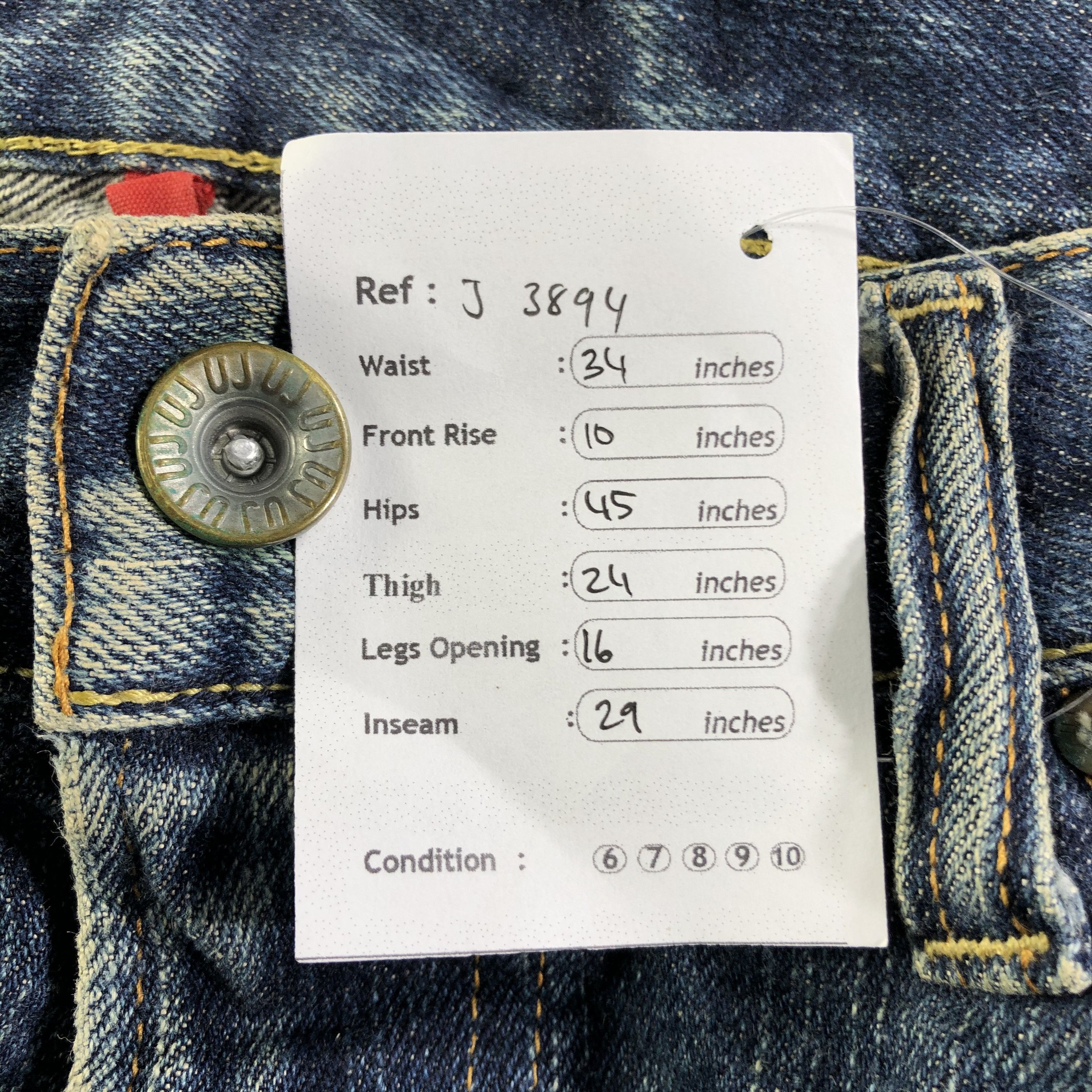 Uniqlo Uniqlo Selvedge Jeans-J3894 Size US 34 / EU 50 - 13 Thumbnail