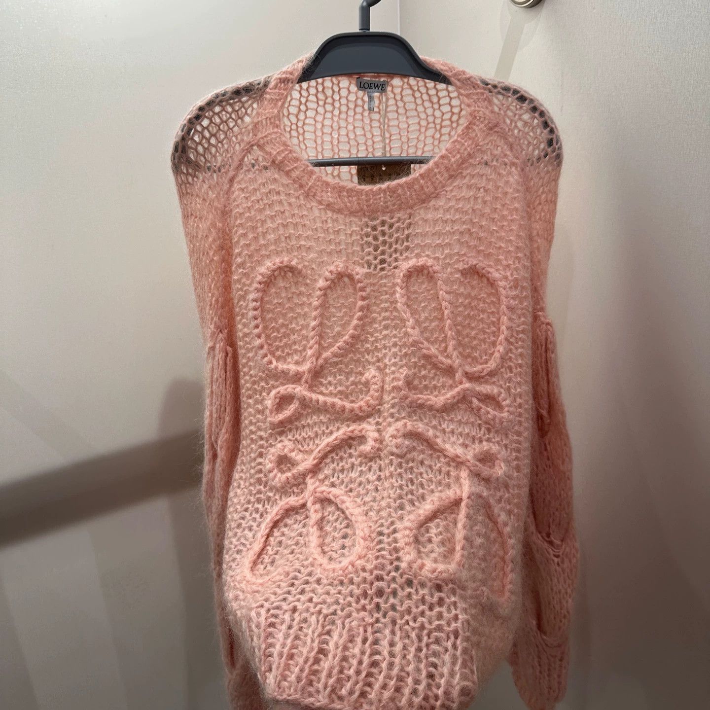 Loewe Loewe mar377 Big Logo Mohair Knit Sweater Size S Size S / US 4 / IT 40 - 6 Thumbnail