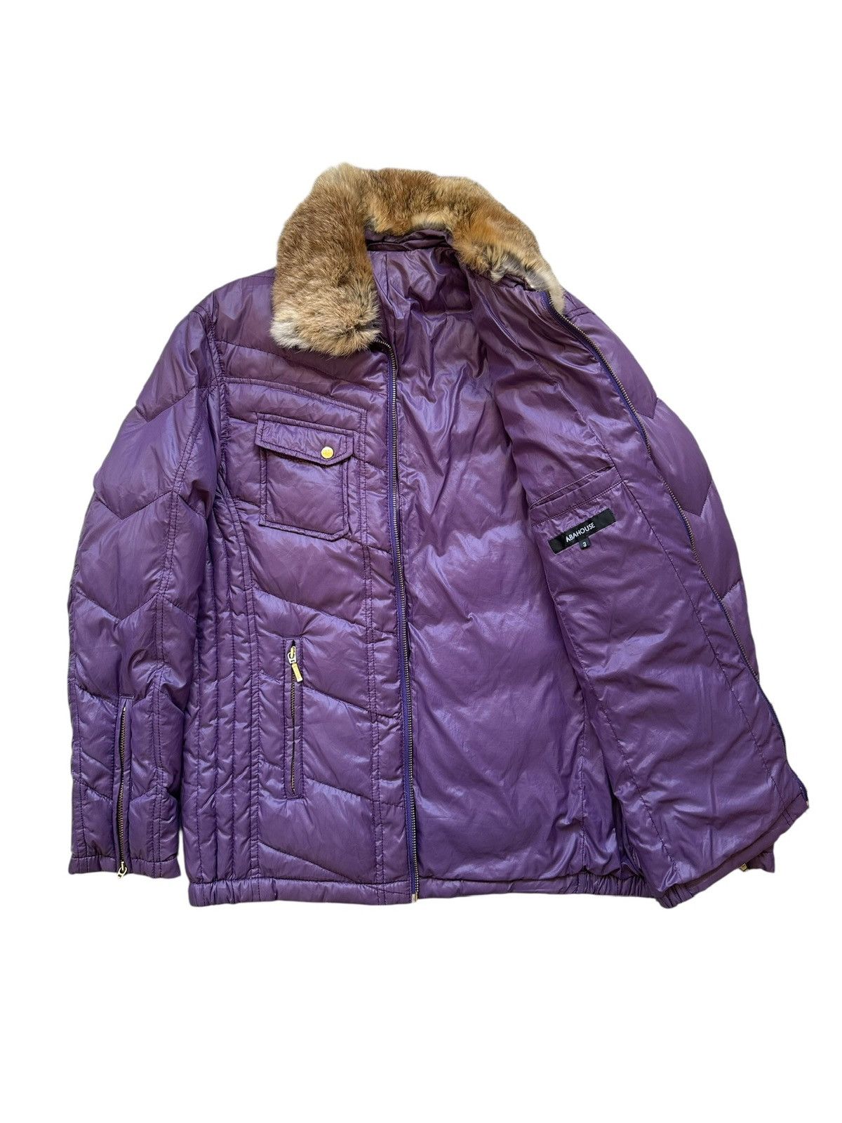 5351 POUR LES HOMMES 2000's Abahouse puffer down rider jacket Size US M / EU 48-50 / 2 - 4 Thumbnail