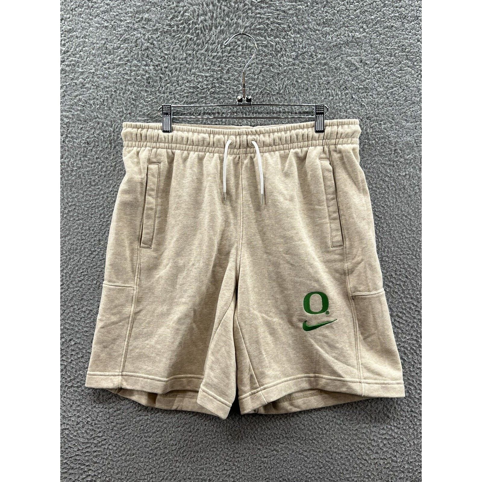 Nike Nike Oregon Ducks Oatmeal Fleece Shorts Sz Medium FJ9226-252 Size US 32 / EU 48 - 1 Thumbnail