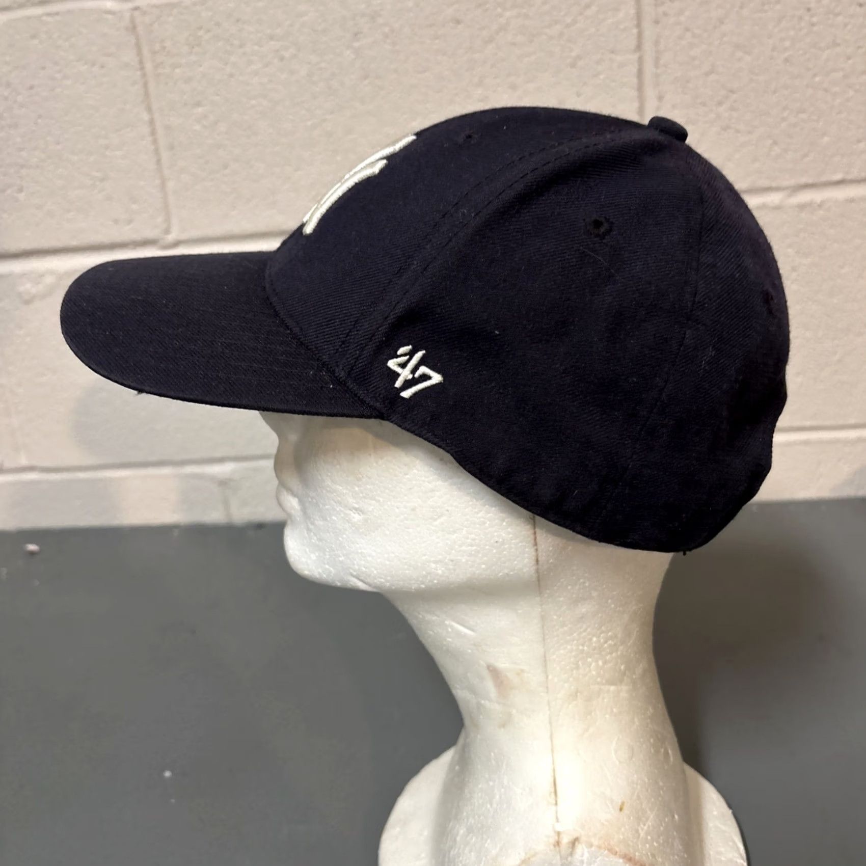 47 ’47 Brand New York Yankees Hat Baseball Cap Captain Adjustable MLB Blue OSFA Size ONE SIZE - 6 Thumbnail
