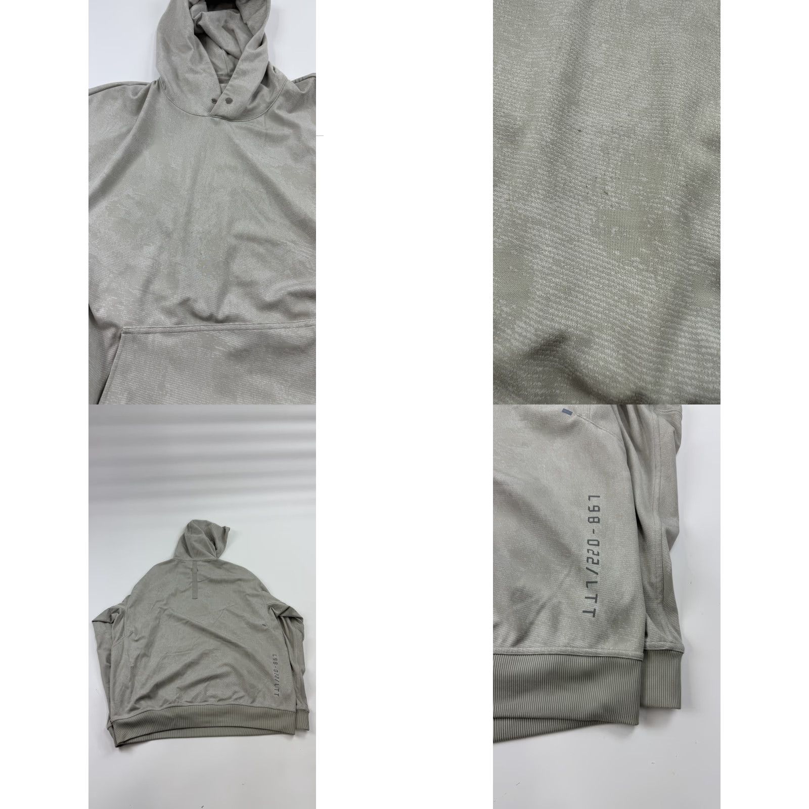 Lululemon Lululemon Hoodie Mens Large Gray Tactical Camo Pullover SE Special Edition Snap Shirt Mens Large Gray Camo Print 90s/Army Theme Size US L / EU 52-54 / 3 - 8 Thumbnail