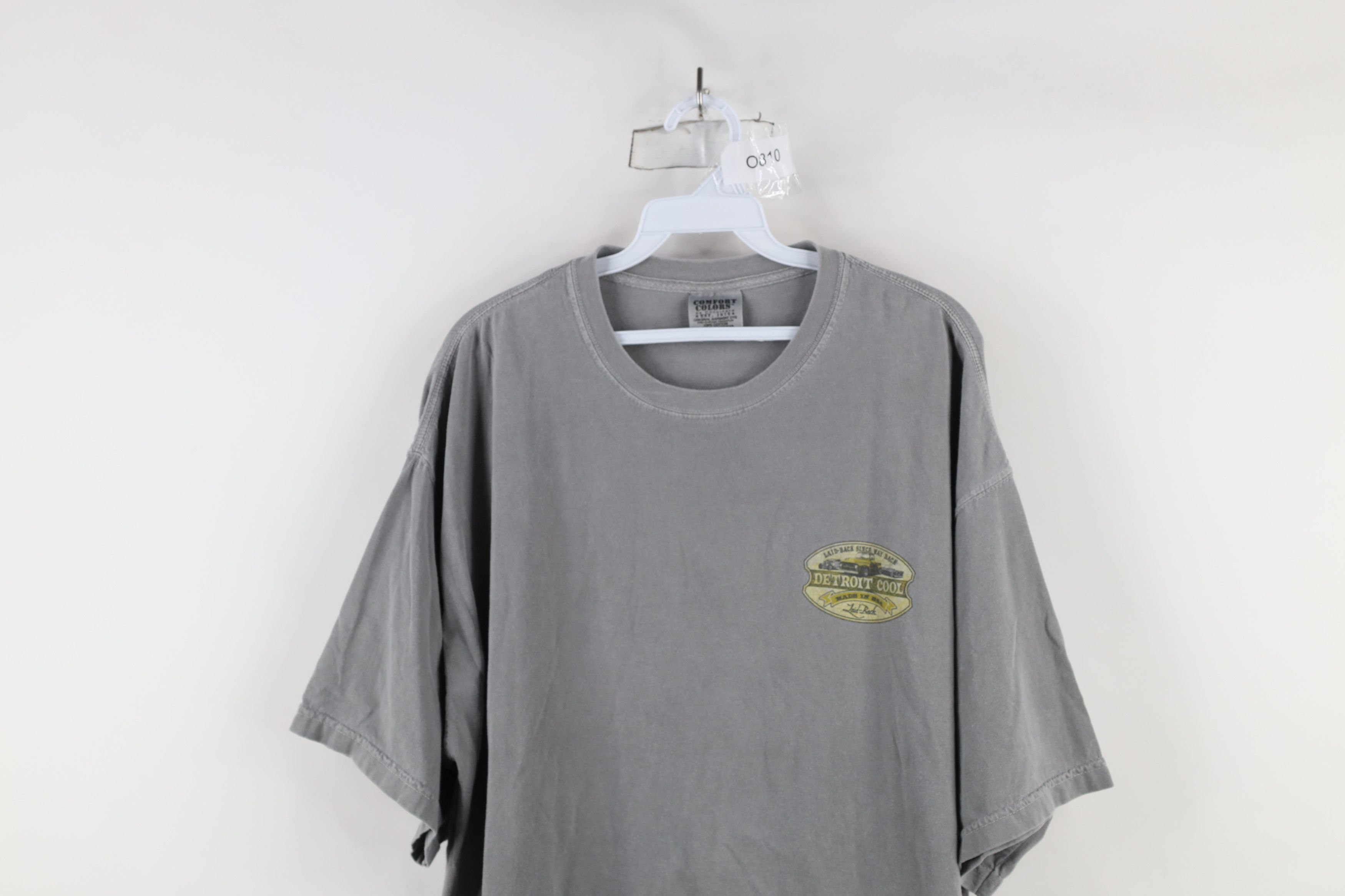 Vintage Vintage 90s Streetwear Stonewash Cool Car T-Shirt Gray Size US XL / EU 56 / 4 - 2 Thumbnail