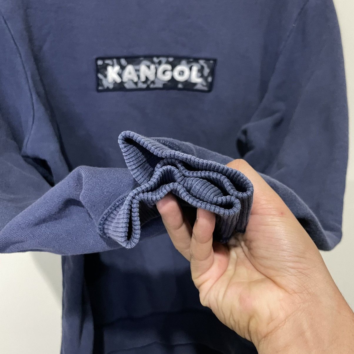 Kangol Kangol sweatshirt navy blue with an embroidered logo Size US L / EU 52-54 / 3 - 6 Thumbnail