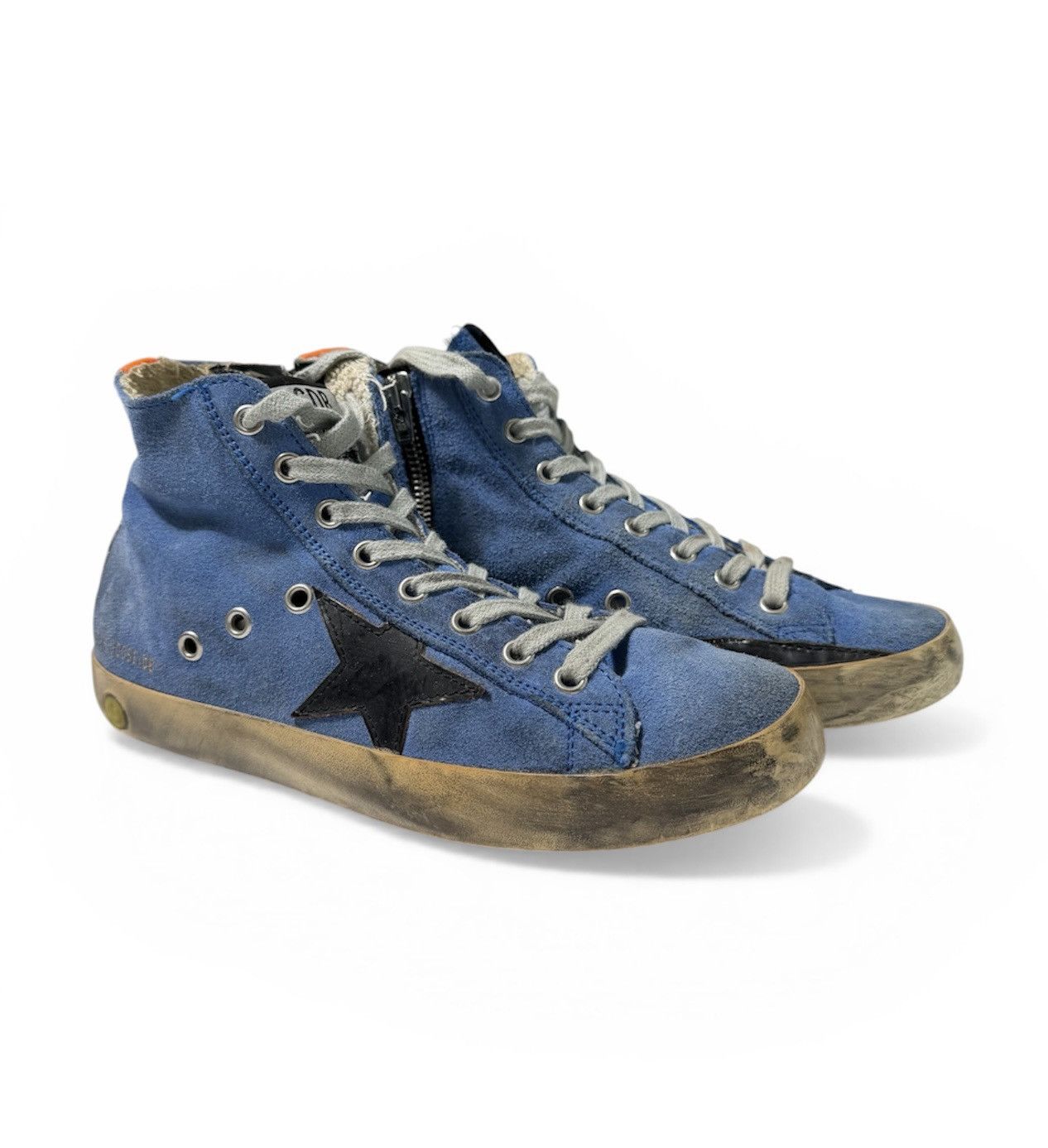 Golden Goose Golden Goose Francy Suede Sneakers Size US 7 / IT 37 - 2 Thumbnail