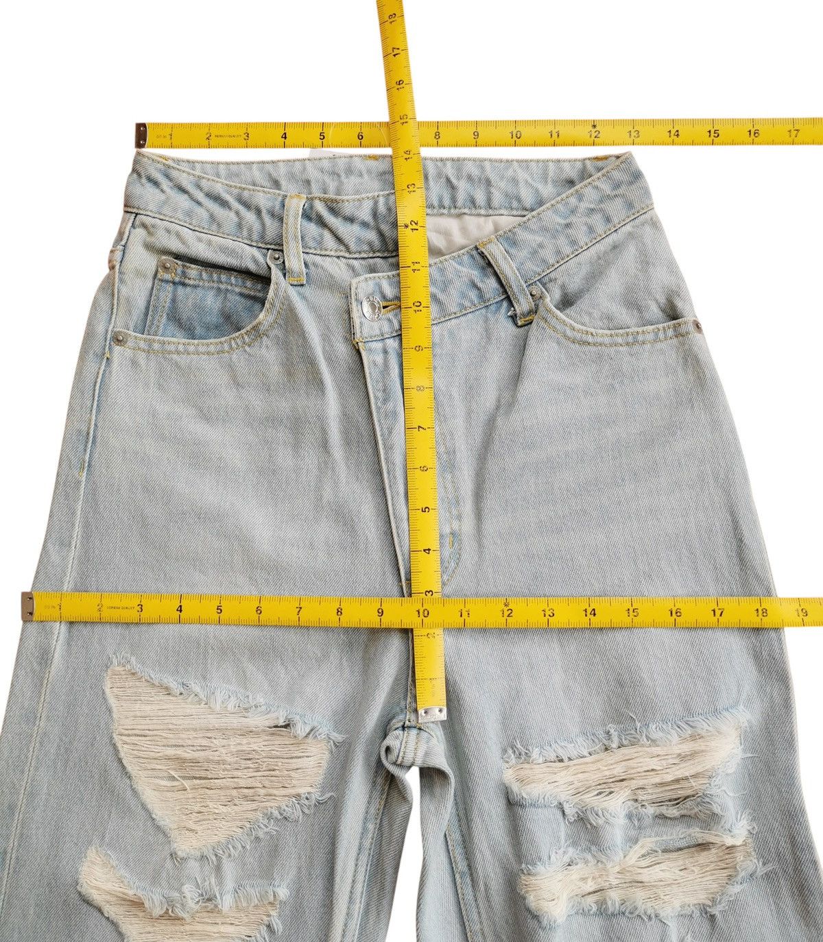 X-Girl X-girl Distressed baggy loose fit jeans Size 26" / US 2 / IT 38 - 8 Thumbnail