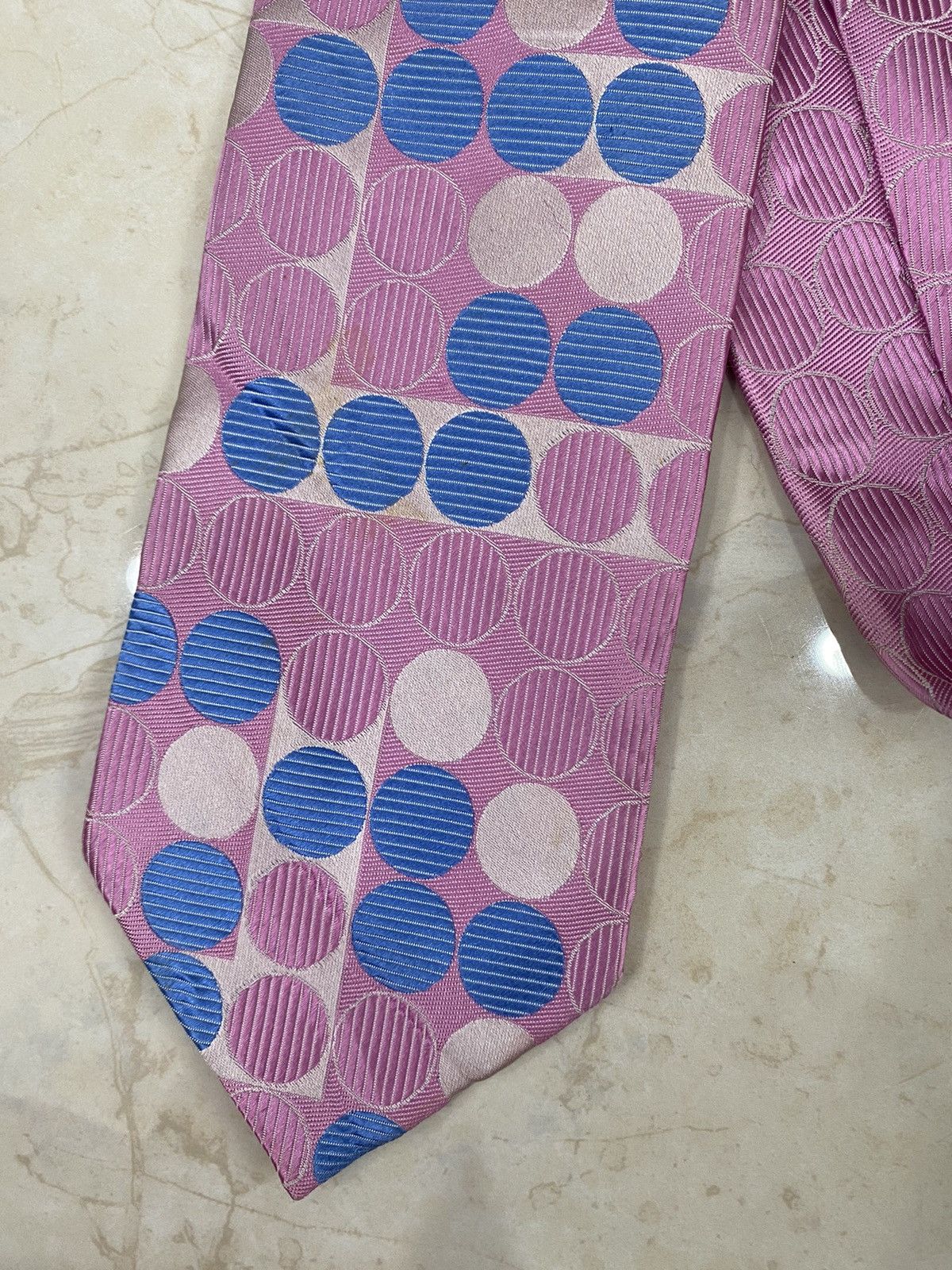 Renoma RENOMA Paris pink tie silk Size ONE SIZE - 3 Thumbnail