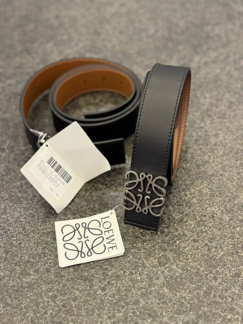 Loewe LOEWE Silver buckle classic belt Size ONE SIZE - 1 Thumbnail