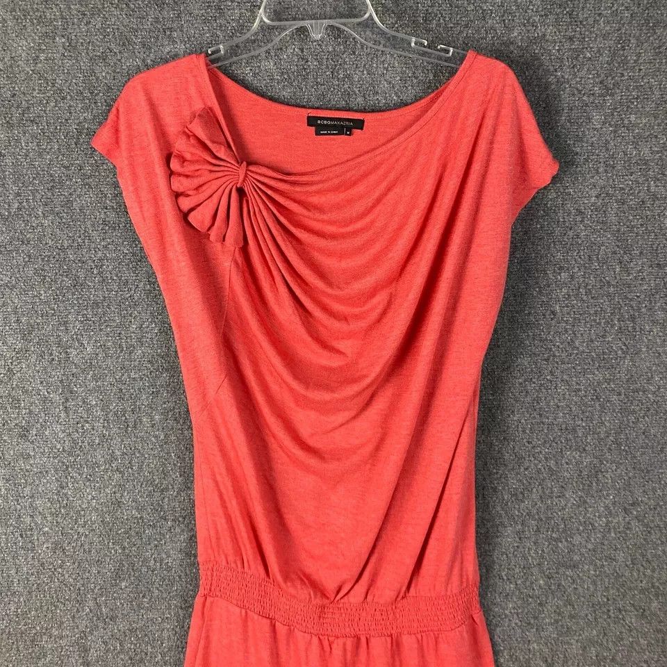 Bcbgmaxazria BCBGMaxazria Dress Women's Medium Red Polyester Blend M Size M / US 6-8 / IT 42-44 - 2 Thumbnail