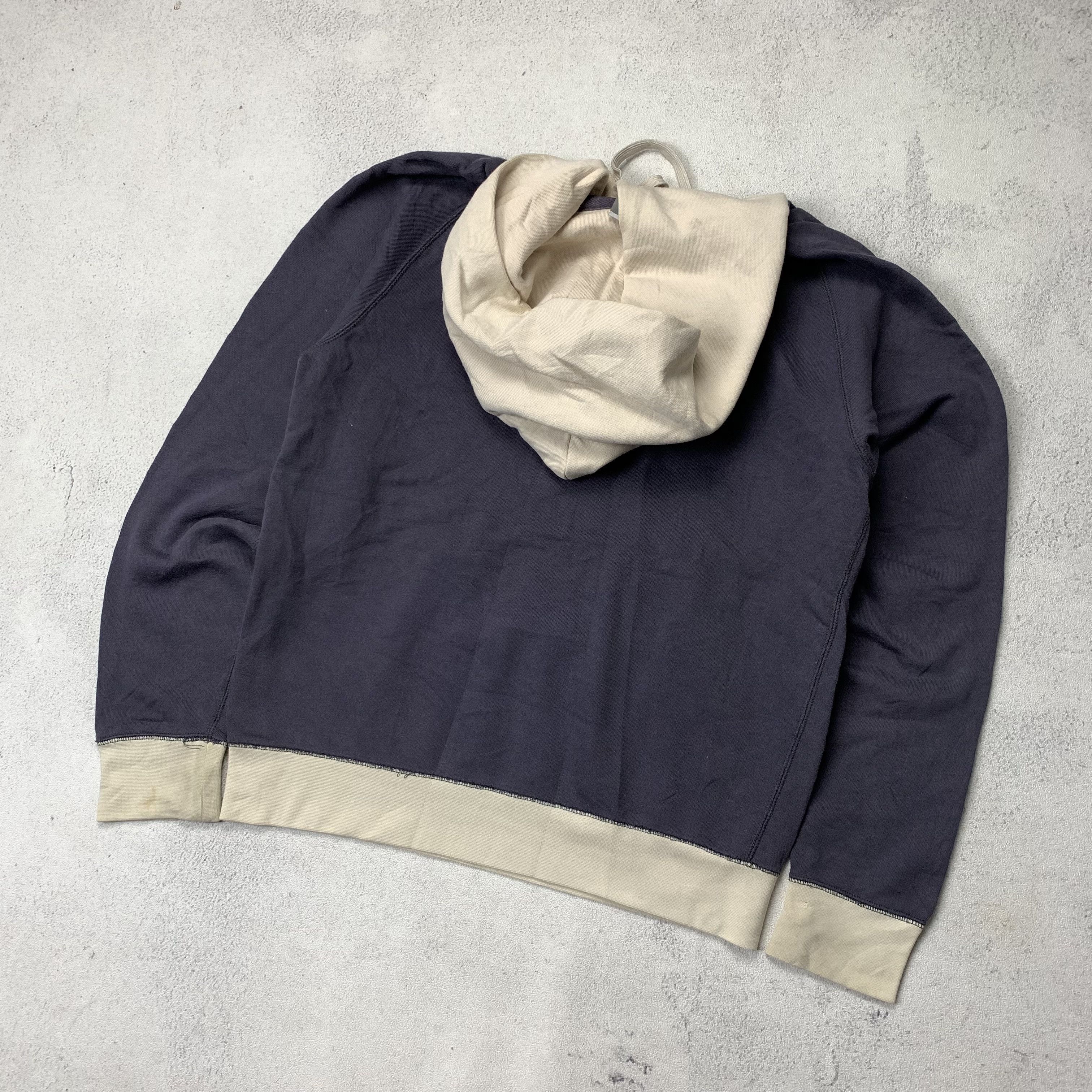 Nike Nike Y2K Two Tone Color Hoodie Pullover Size US S / EU 44-46 / 1 - 3 Thumbnail