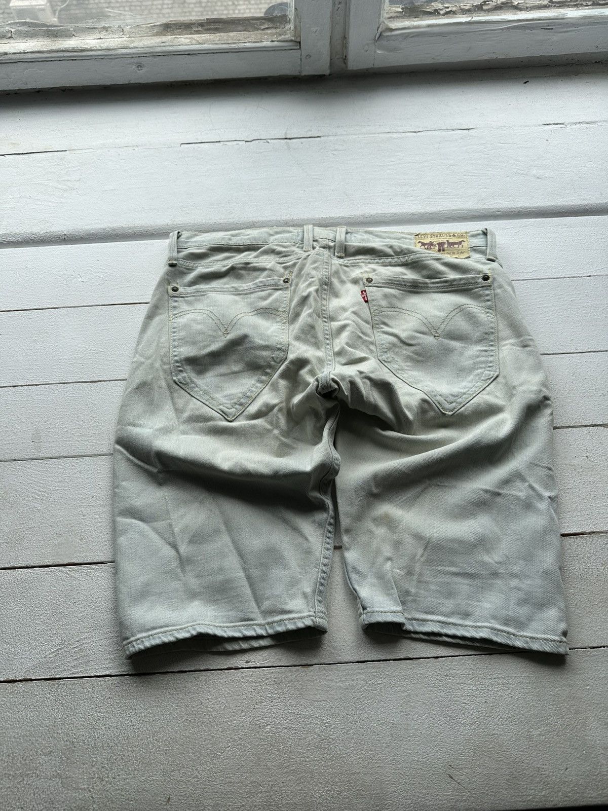 Levi's × Vintage 🚨Levis 504 Shorts Denim Rap Sk8 vintage distress Size US 34 / EU 50 - 7 Thumbnail