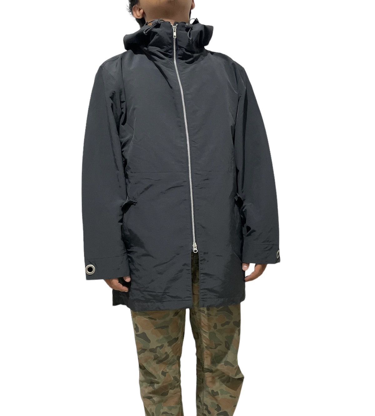 Yohji Yamamoto Yohji Yamamoto Nylon Trench Coat Size US L / EU 52-54 / 3 - 6 Thumbnail