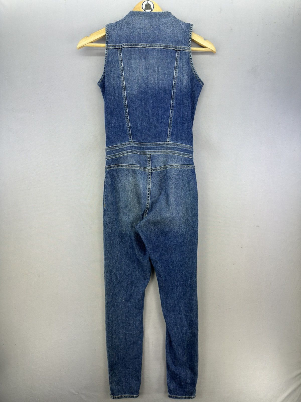 Guess Guess Sleeveless Denim Coverall Jumpsuit Size 26" / US 2 / IT 38 - 5 Thumbnail