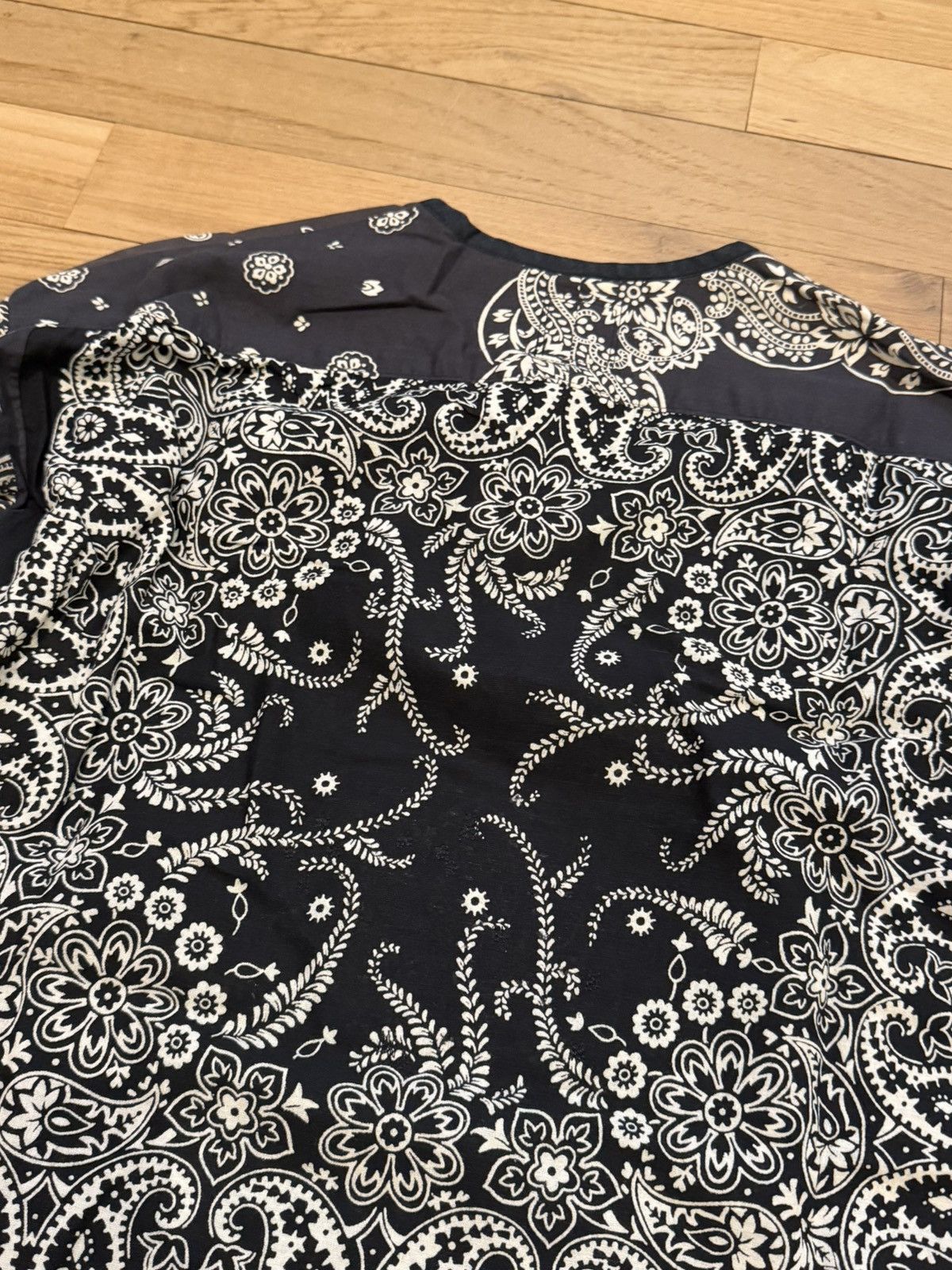 Visvim ICT kerchief tunic shirt black bandana Size US S / EU 44-46 / 1 - 7 Thumbnail
