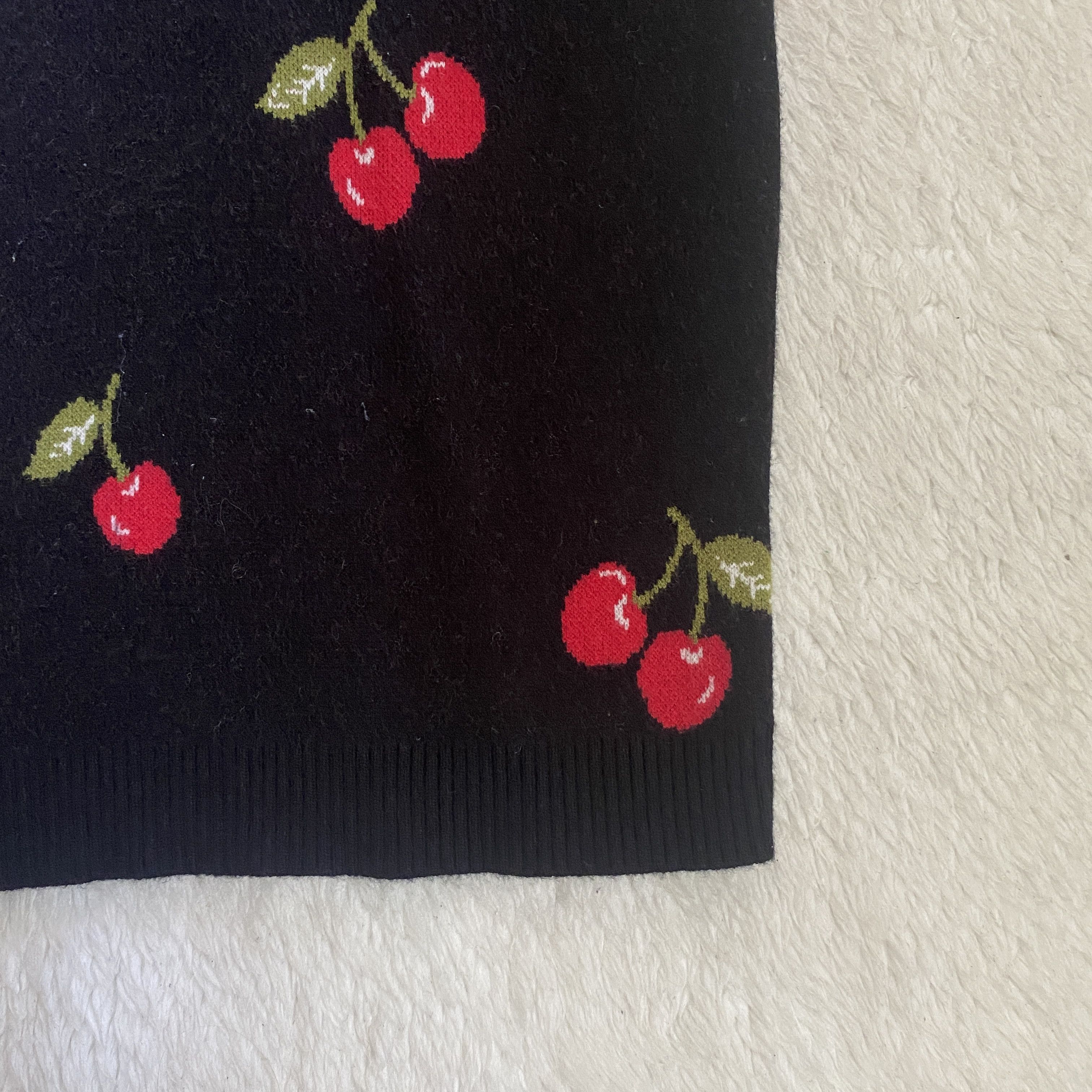 Forever 21 Forever 21 Cherry Split-Neck Sweater Dress – Size Small Size S / US 4 / IT 40 - 13 Thumbnail