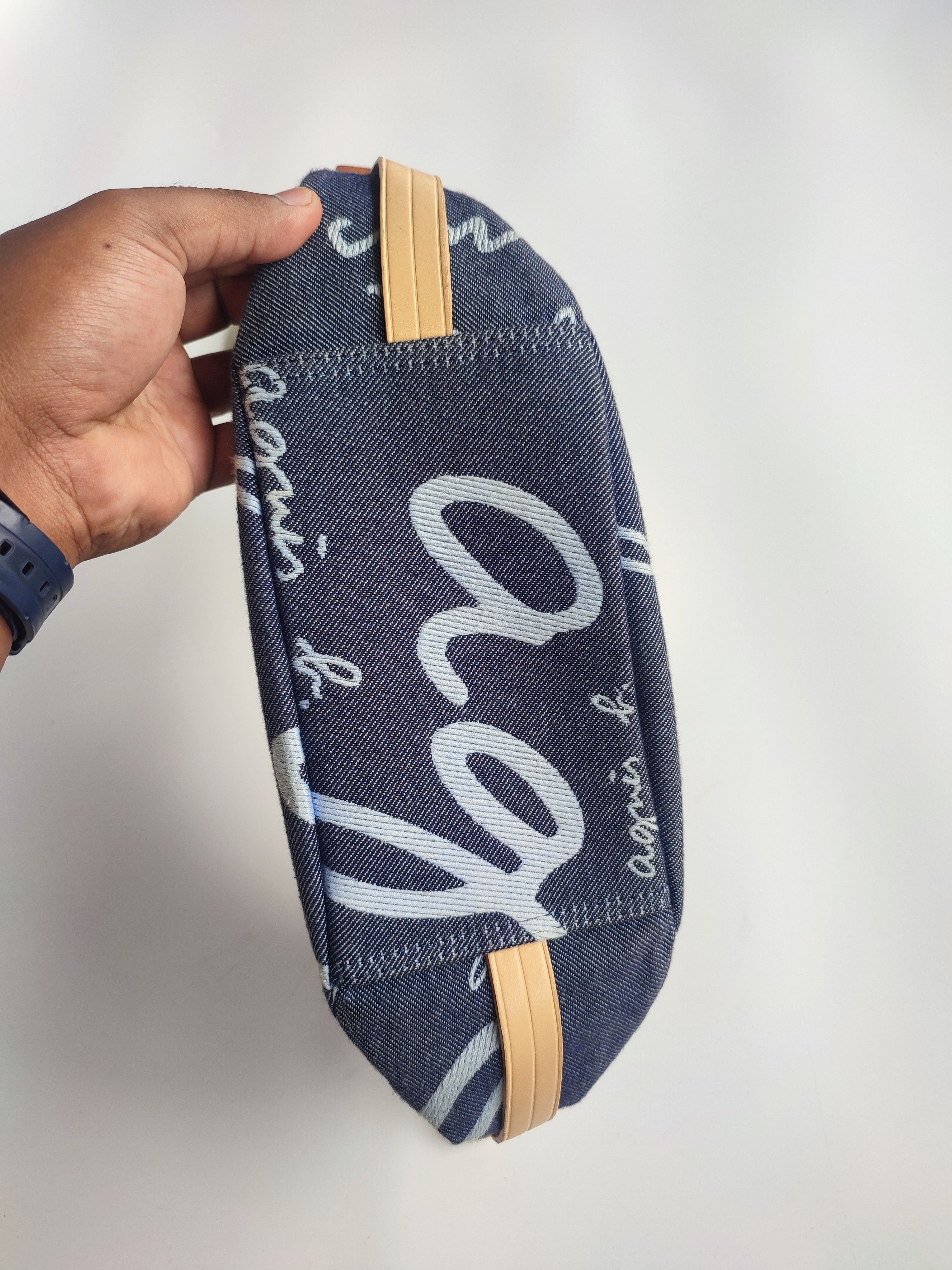 agnes b. AGNES B DENIM CROSSBODY BAG Size ONE SIZE - 3 Thumbnail