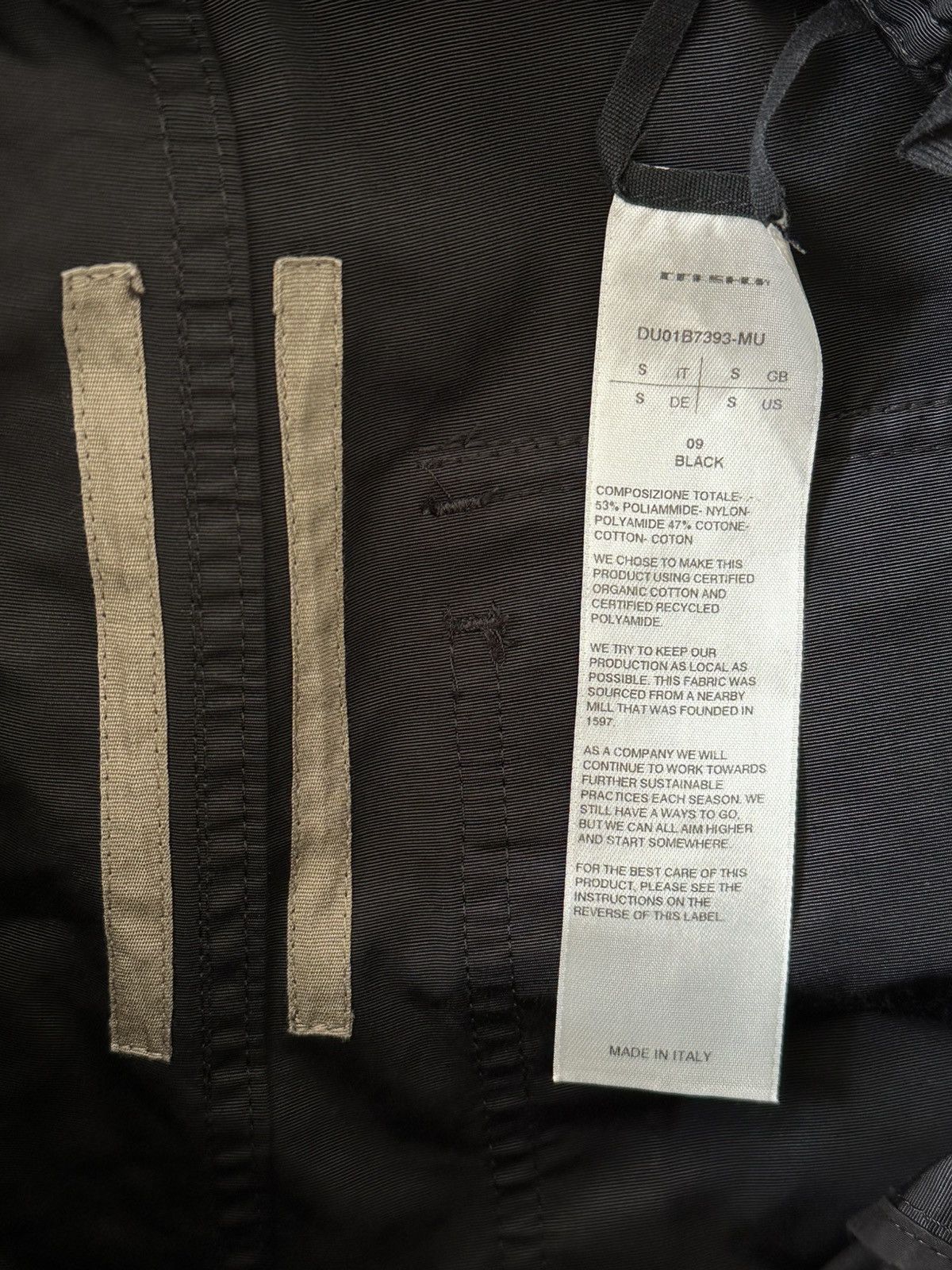 Rick Owens Nylon Pusher Pants