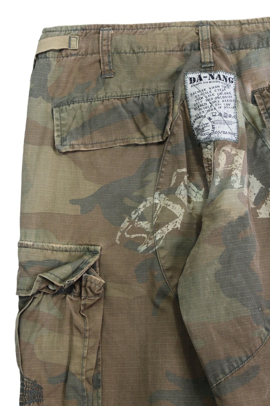 Hysteric Glamour 2000S DÂ-NANG CAMO DYED CARGO PANTS Size US 30 / EU 46 - 10 Thumbnail