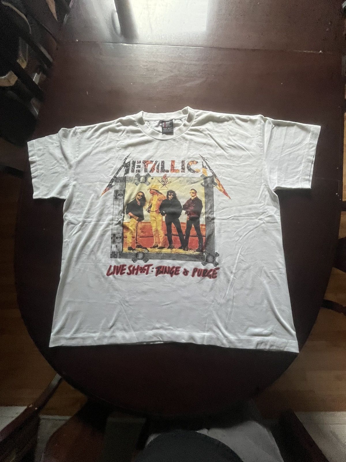 GIANT メタリカ BINGE & PURGE Tシャツ ヴィンテージ M GIANT メタリカ BINGE & PURGE Tシャツ ヴィンテージ M