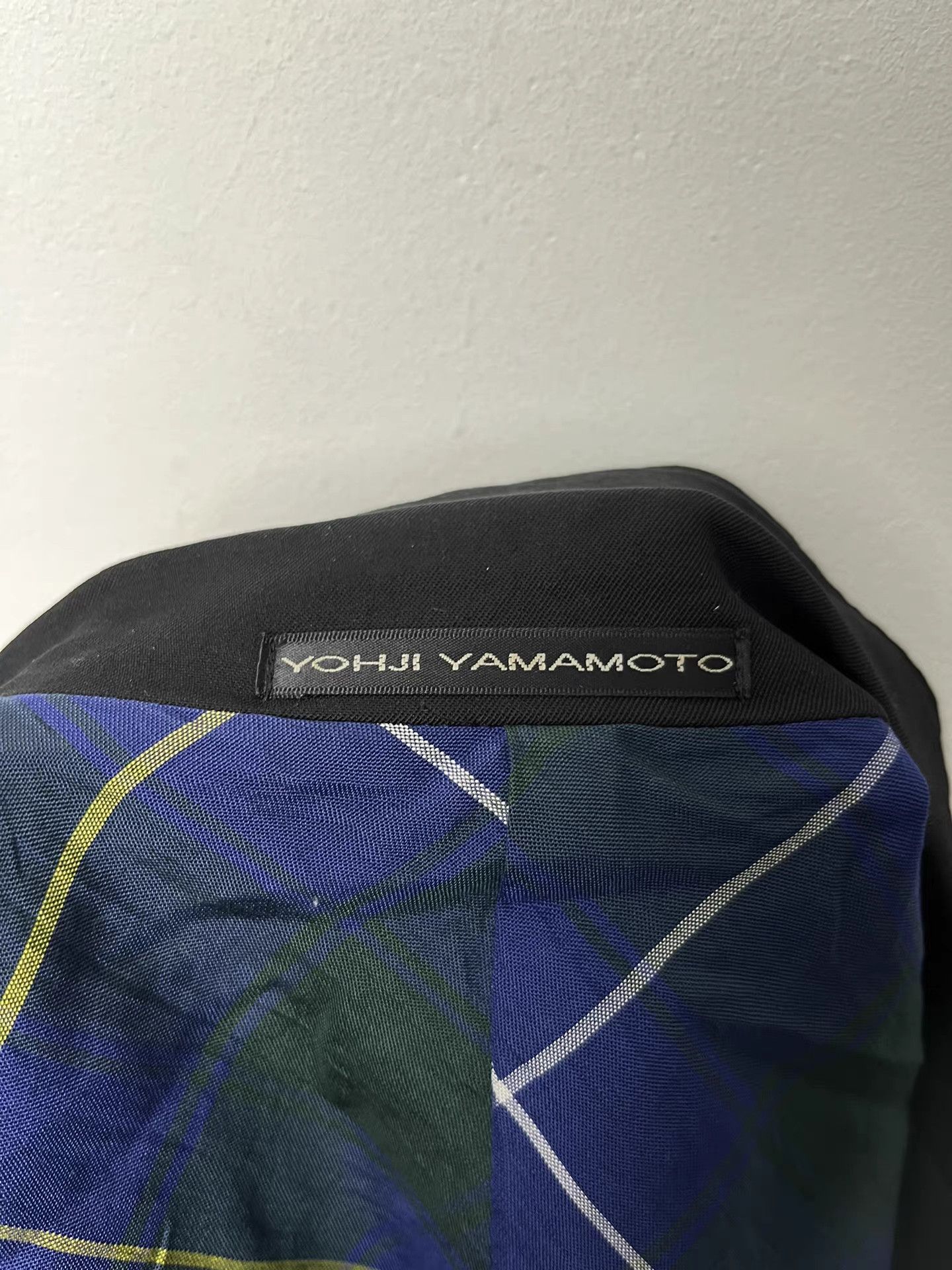 Yohji Yamamoto yohji yamamoto y's for men Patchwork Fringed Wool Blazer K20 Size US XL / EU 56 / 4 - 6 Thumbnail