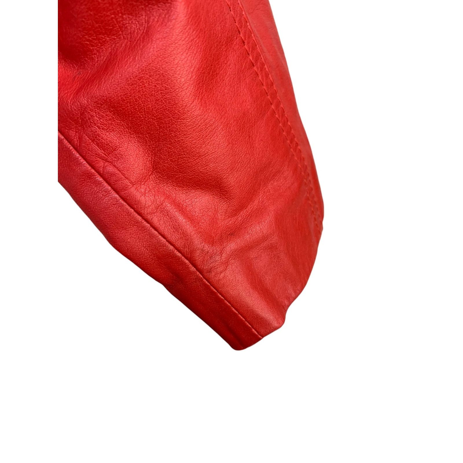 Toffs Vintage Toff's Red Leather Jacket SZ M/ 39 Size M / US 6-8 / IT 42-44 - 12 Thumbnail