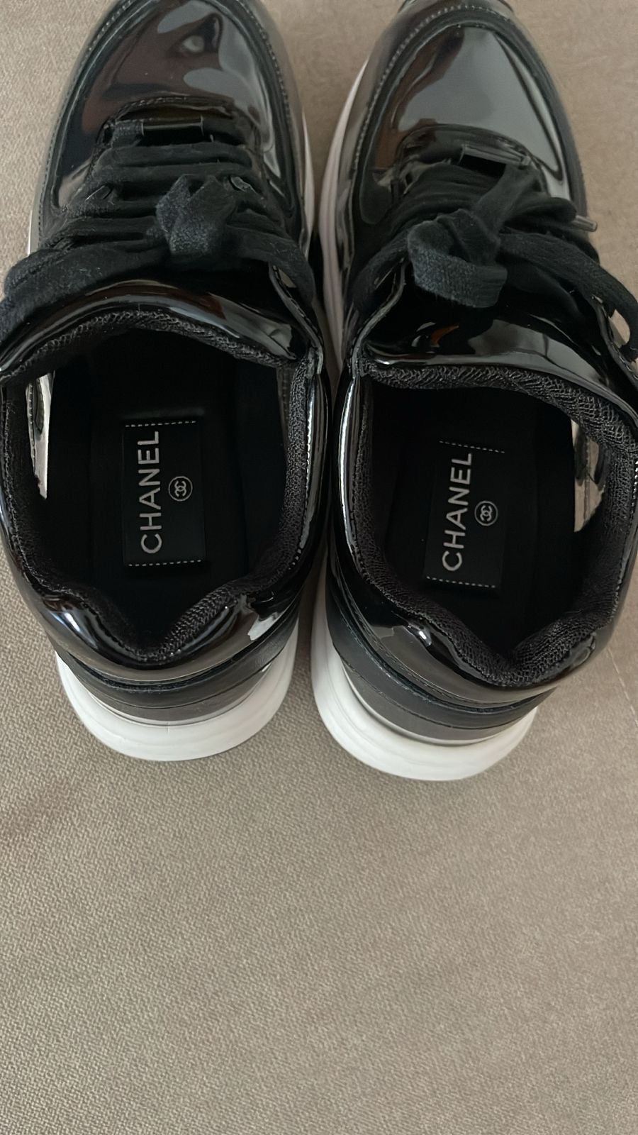 Chanel Chanel leather Transparent sneakers Size US 6.5 / IT 36.5 - 10 Thumbnail