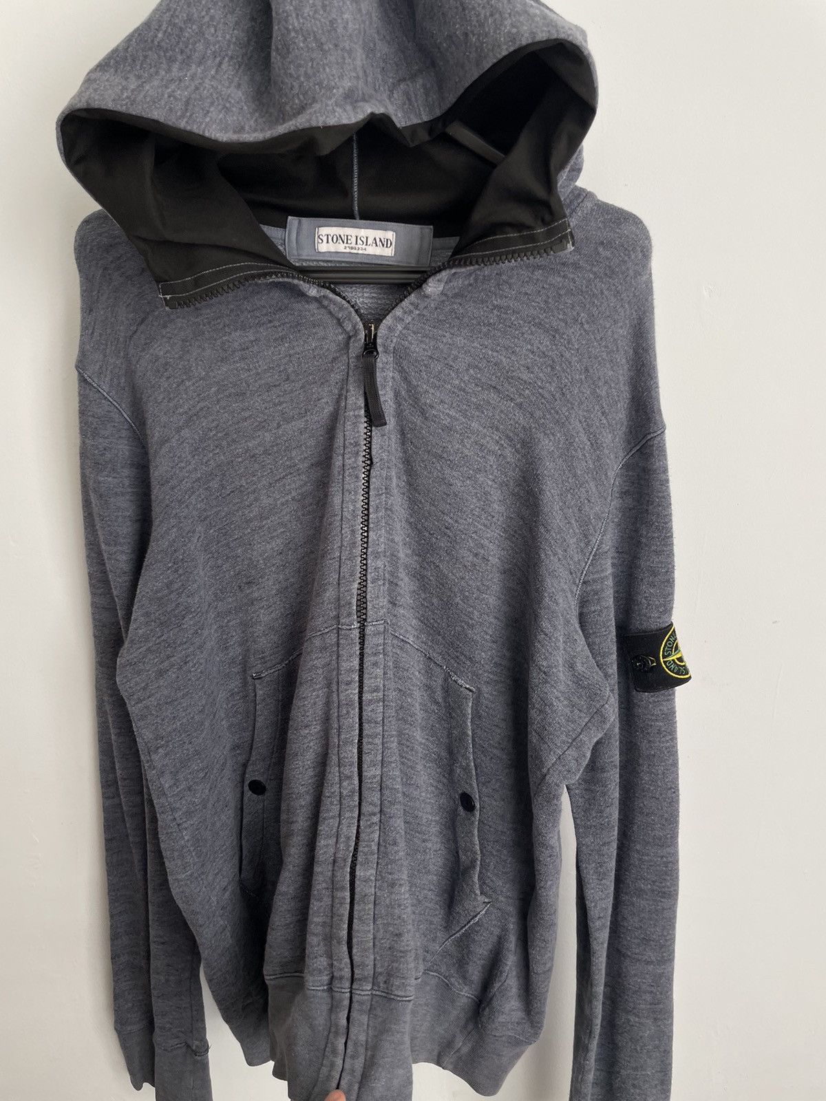 Stone Island Vintage Stone Island zip hoodie Size US XL / EU 56 / 4 - 2 Thumbnail