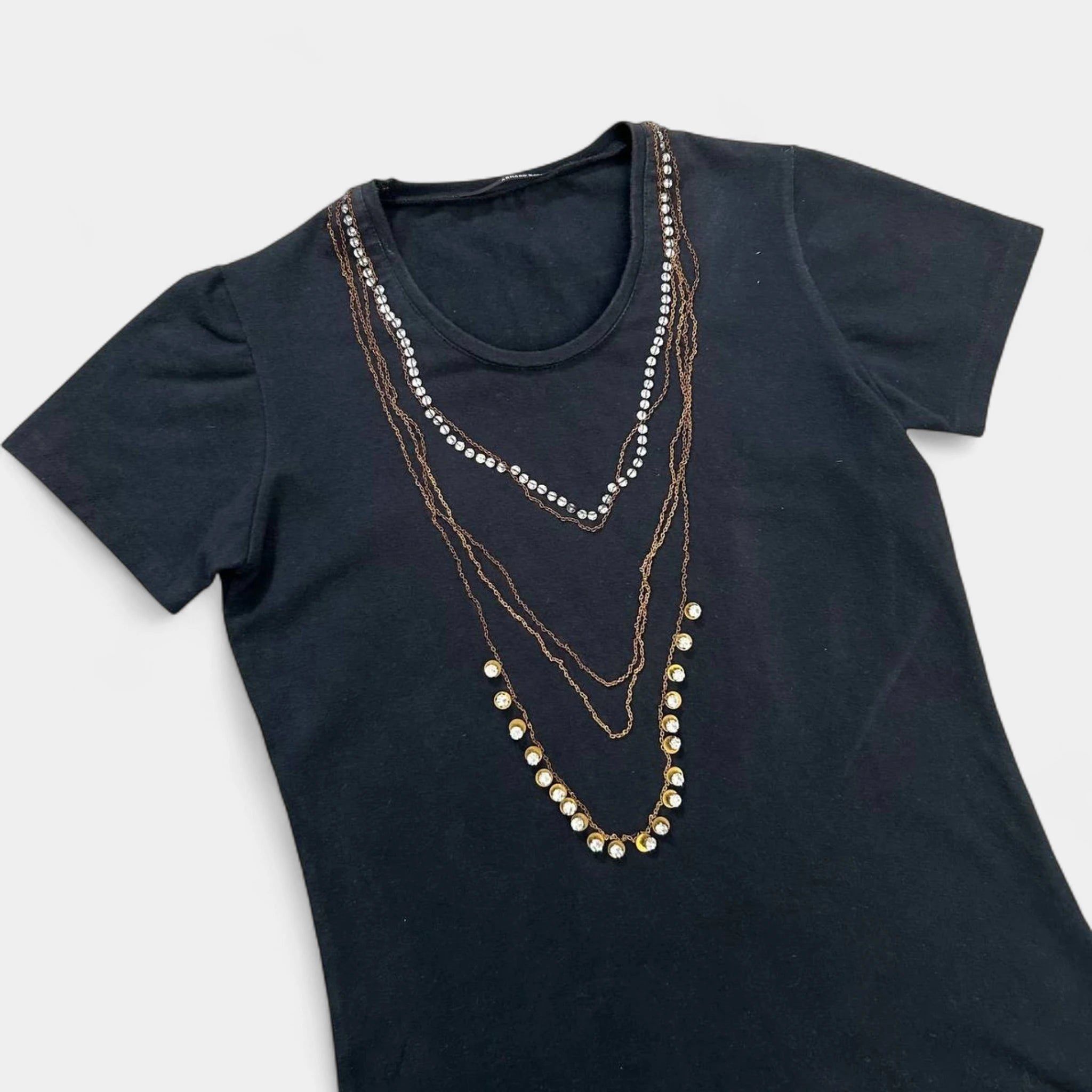 Other Armand Basi Rhinestone Chains Tee Size US S / EU 44-46 / 1 - 2 Thumbnail