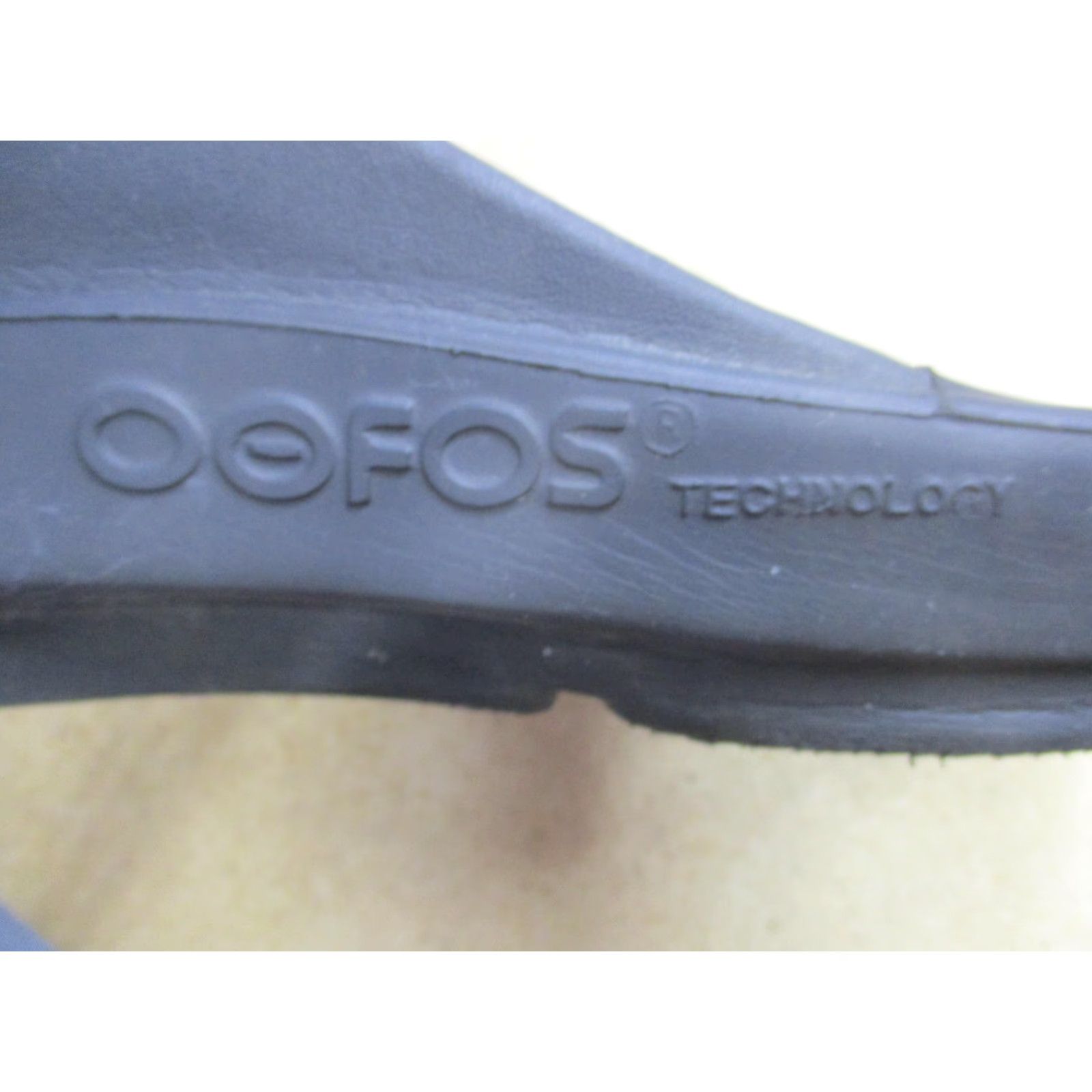 Vintage OOFOS OOahh Slide Sandals Mens 13 Black Recovery Comfort Cushioned Slide Sandal Mens Black 13 OOahh recovery trend shoes Mens Size ONE SIZE - 6 Thumbnail