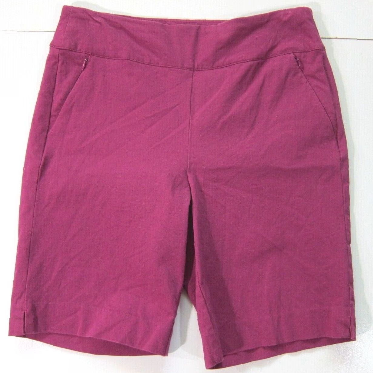 Soft Surroundings Soft Surroundings Pink Cotton Stretch Bermuda Short Women S Short Size 28" / US 6 / IT 42 - 2 Thumbnail