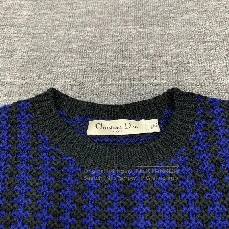 Dior Dior Women's Dark Blue Cotton Sweater . Size S / US 4 / IT 40 - 8 Thumbnail