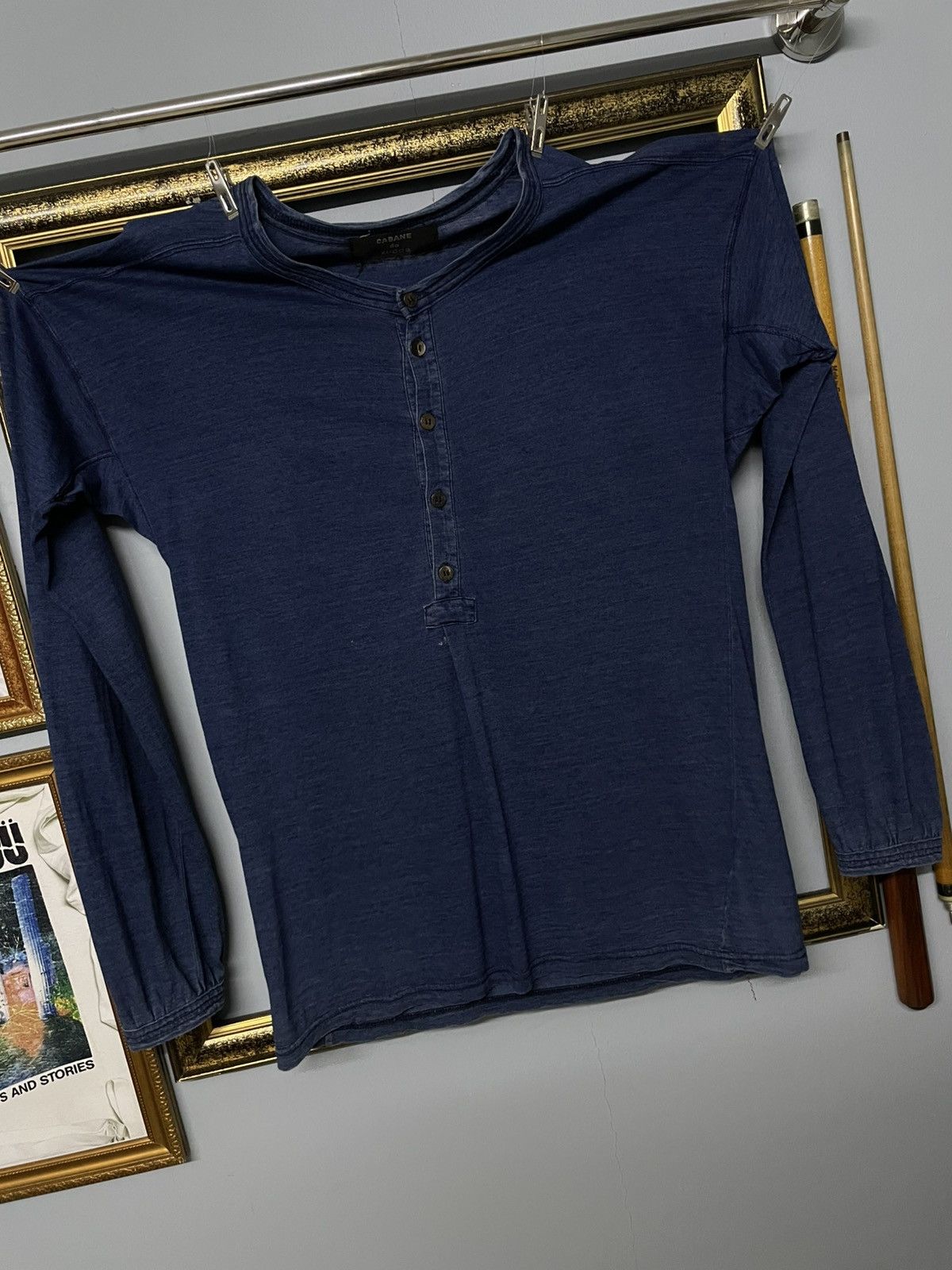 CABANE de ZUCCa Vintage 1990s Issey Miyake Cabane De Zucca Longsleeve Button Size US M / EU 48-50 / 2 - 2 Thumbnail