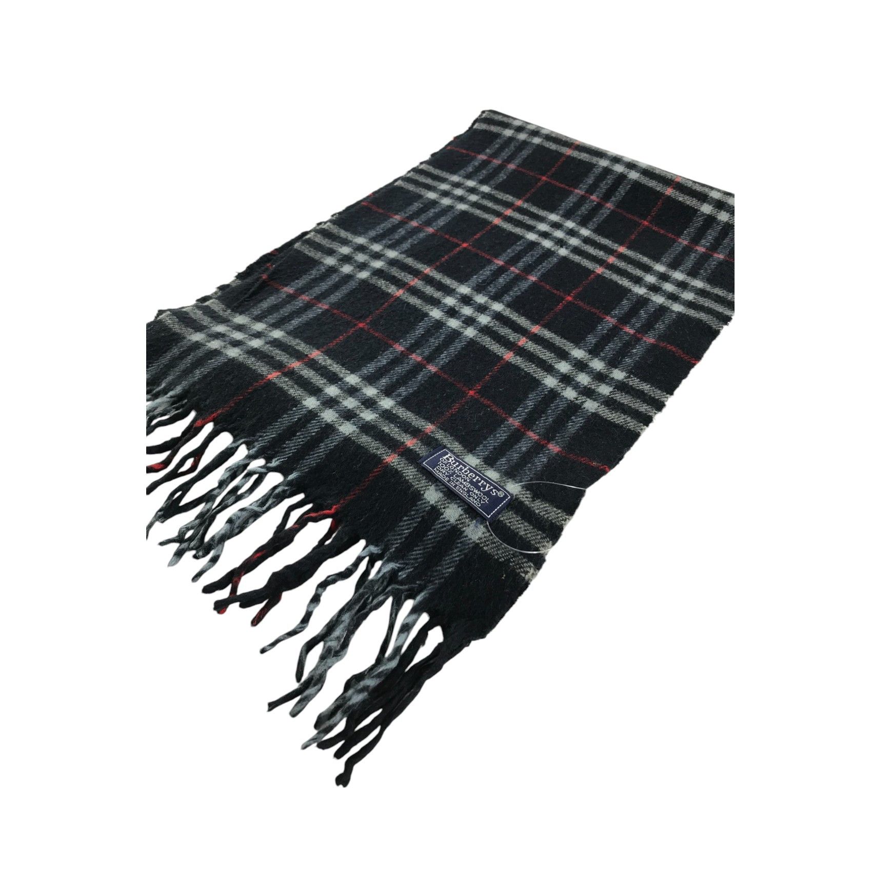Burberry × Vintage Burberry Scarf / Muffler / Neckwear - WW2856 Size ONE SIZE - 3 Thumbnail