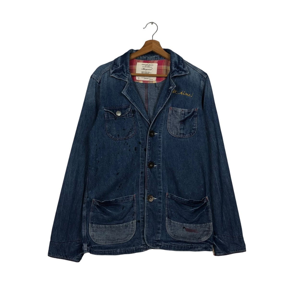 Japanese Brand 🔥M2SQUARED WORKER DENIM JACKET BLANKET ISSEY MIYAKE Size US M / EU 48-50 / 2 - 3 Thumbnail