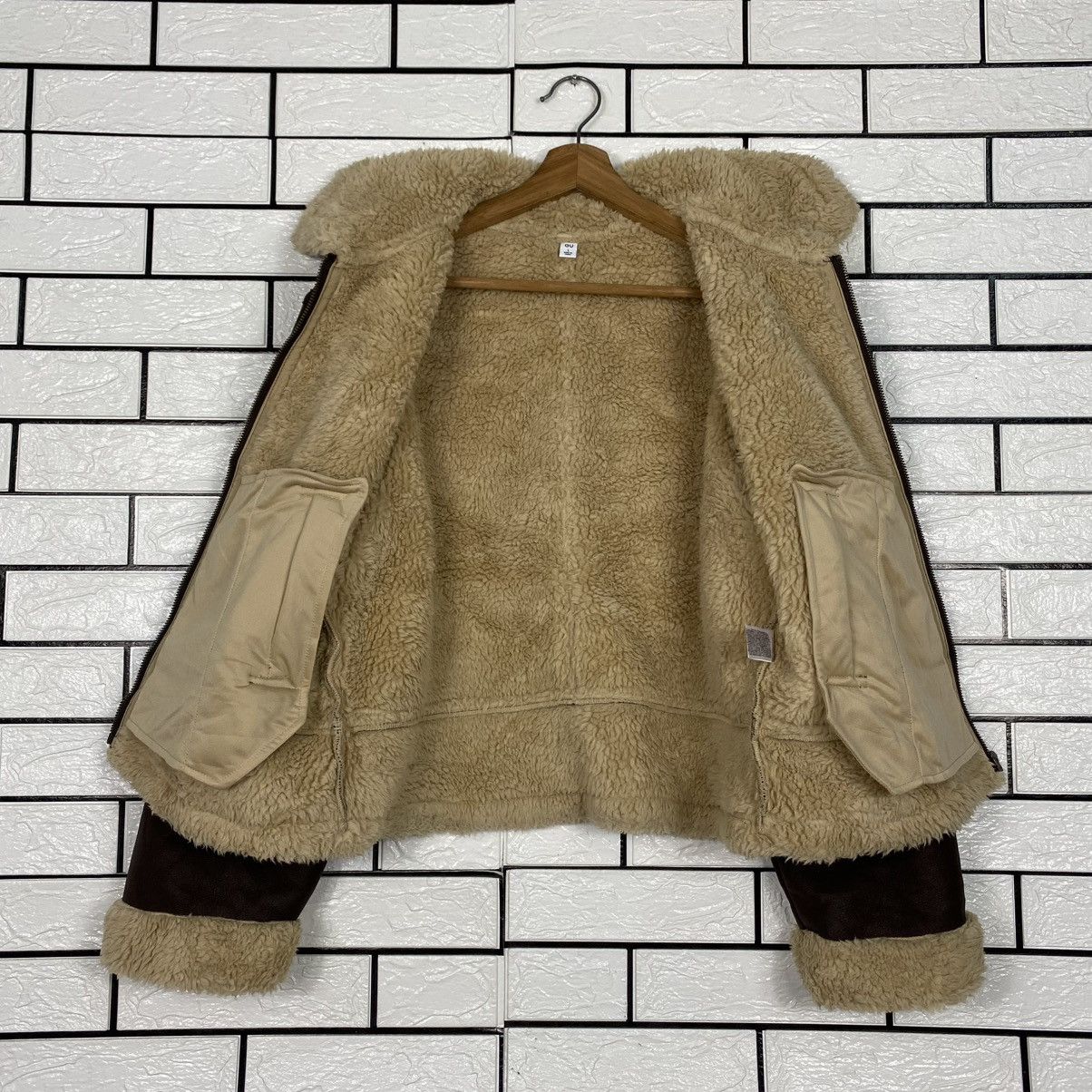 Japanese Brand 🔥VTG SOFT LEATHER JACKET SHEARLING BLANKET GU ISSEY MIYAKE Size US L / EU 52-54 / 3 - 13 Thumbnail