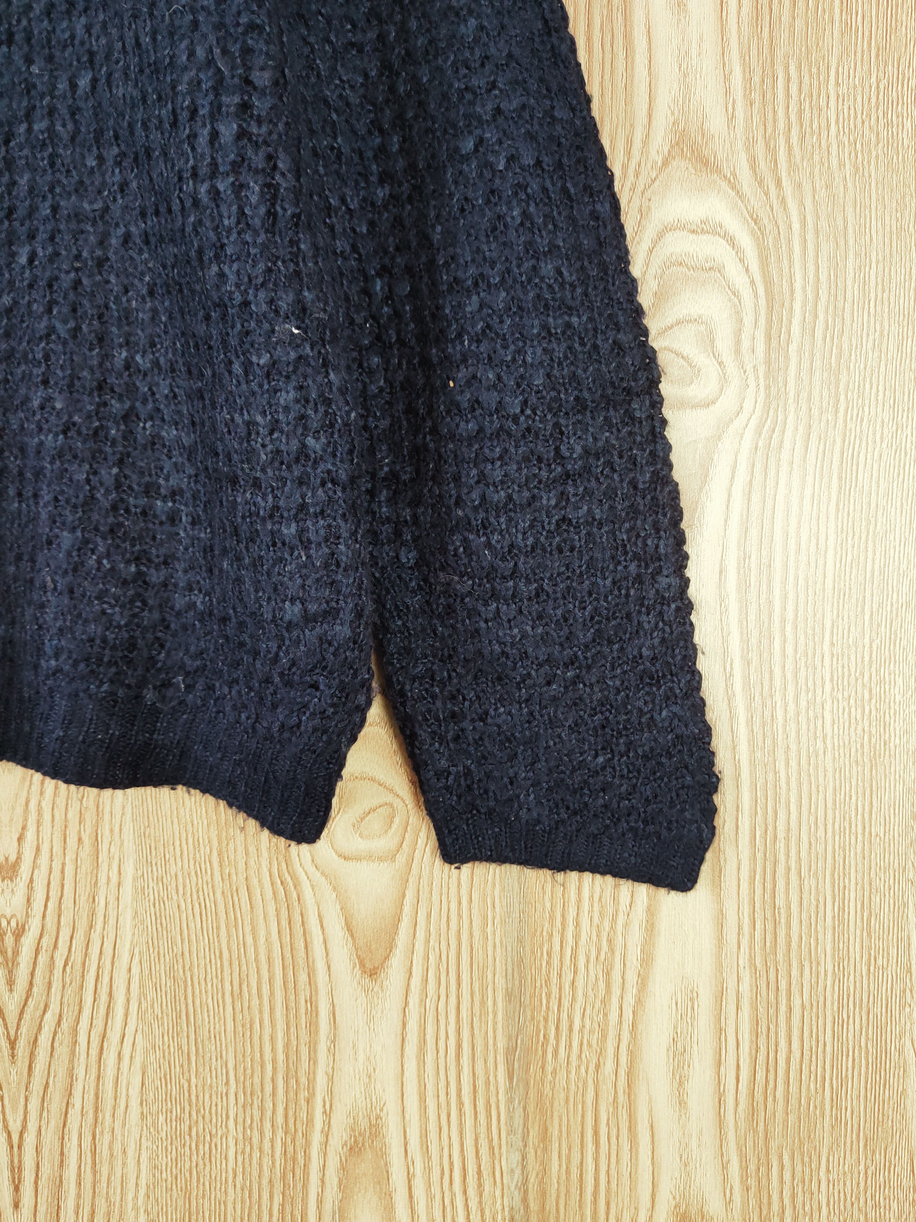 Japanese Brand × Vintage Heart Market Navy Knitwear Sweatshirts #W673 Size L / US 10 / IT 46 - 7 Thumbnail